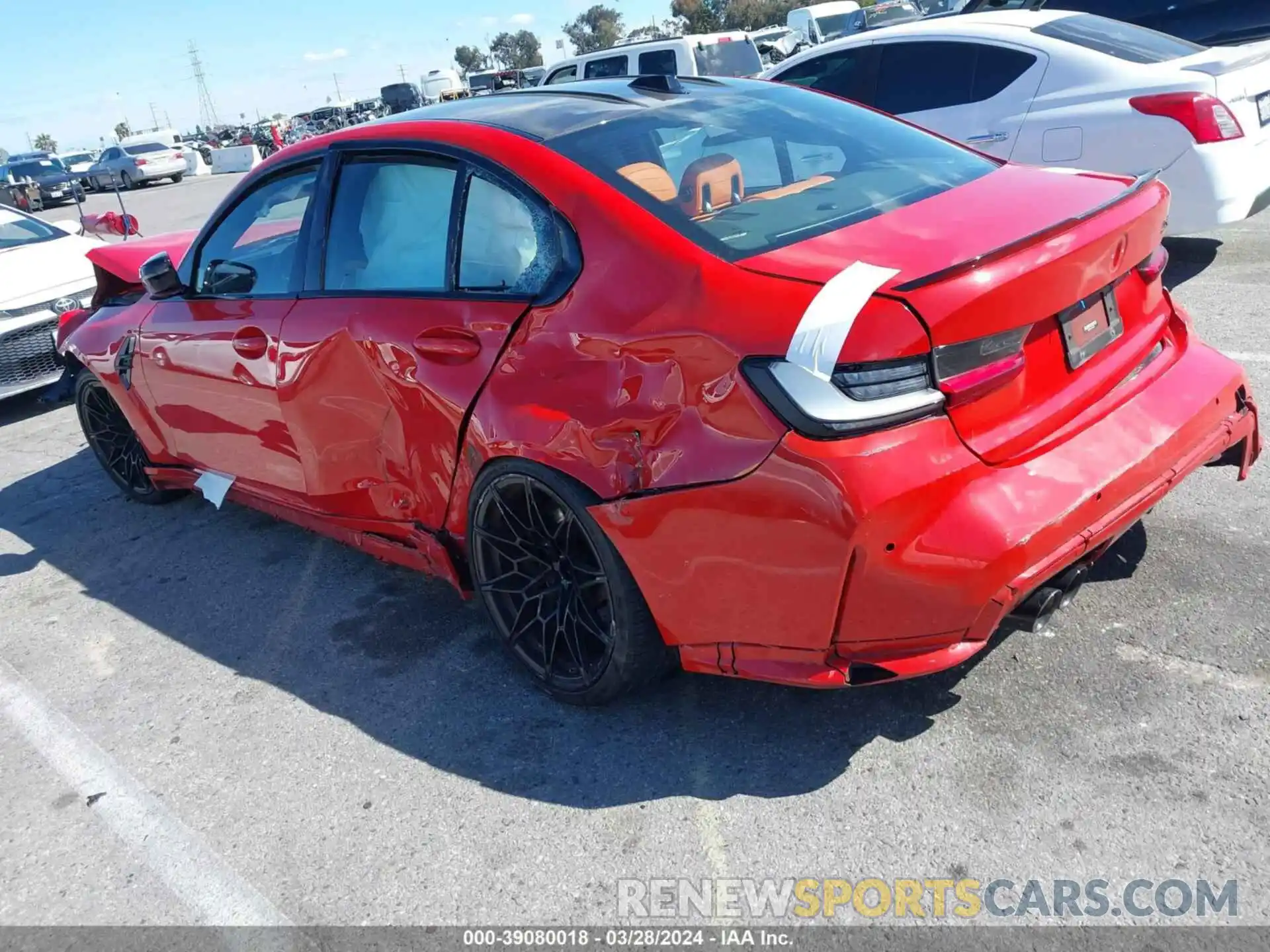 3 Photograph of a damaged car WBS33AY01PFN84679 BMW M3 2023