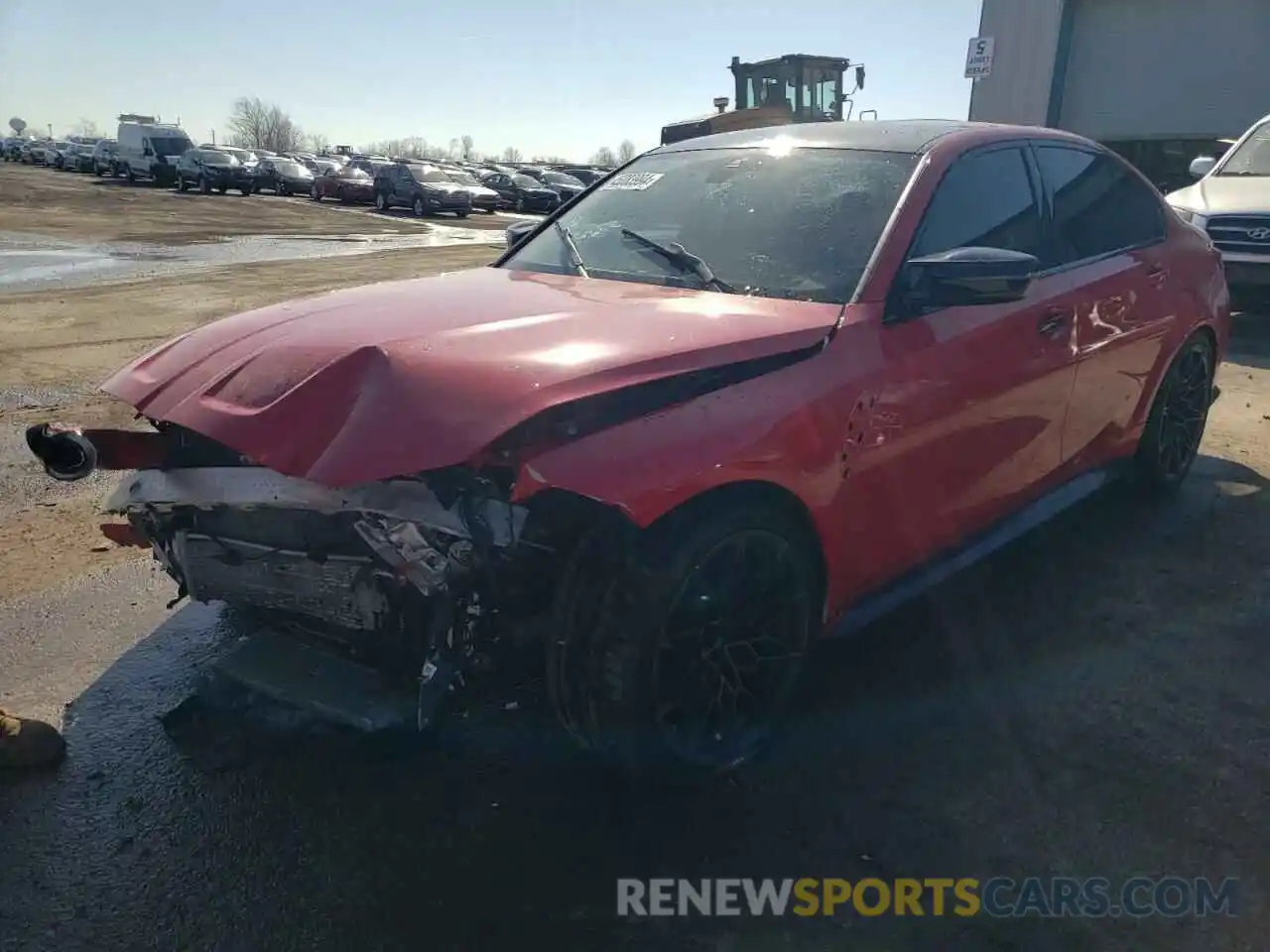 1 Photograph of a damaged car WBS43AY02PFN58340 BMW M3 2023