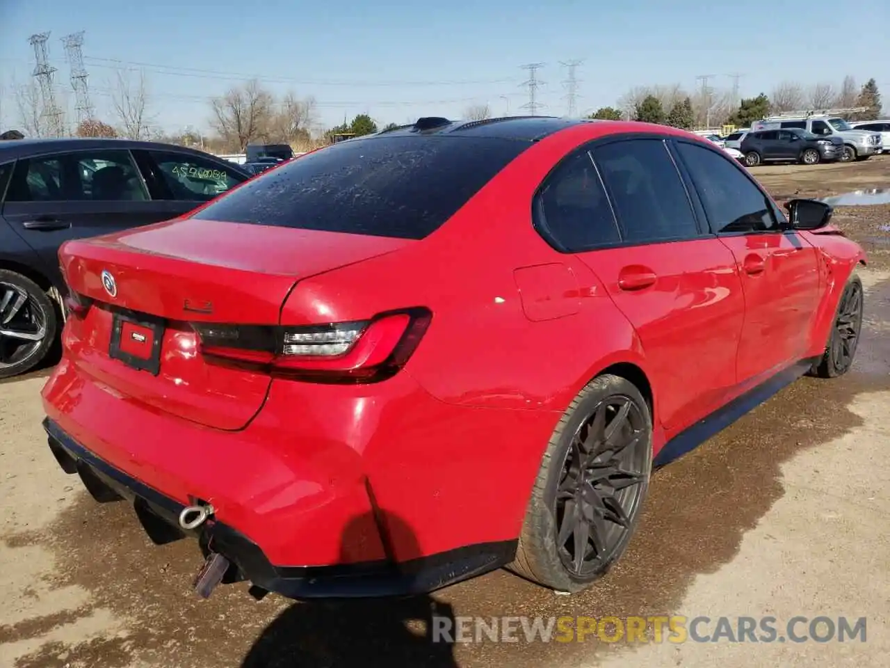 3 Photograph of a damaged car WBS43AY02PFN58340 BMW M3 2023