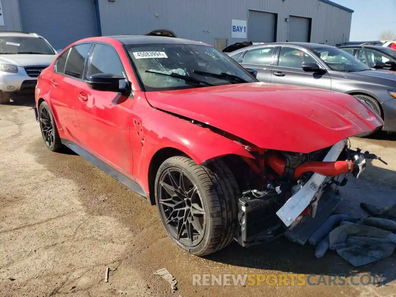 4 Photograph of a damaged car WBS43AY02PFN58340 BMW M3 2023