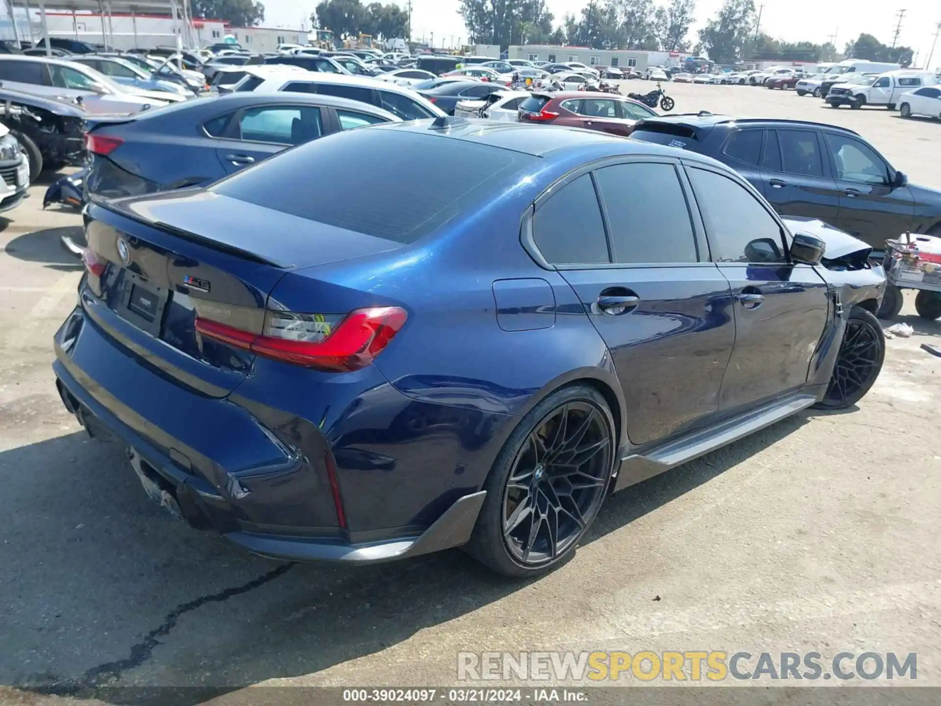 4 Photograph of a damaged car WBS43AY03PFP98223 BMW M3 2023