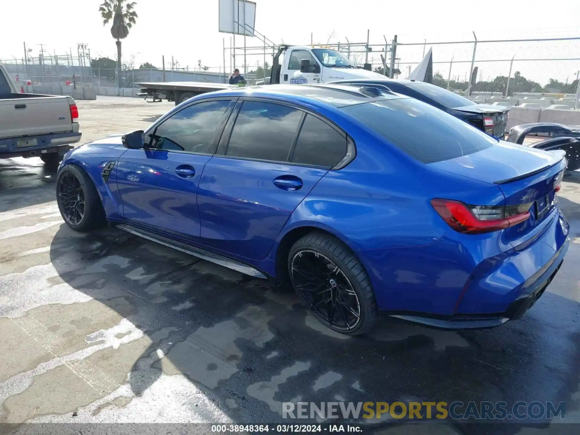 3 Photograph of a damaged car WBS43AY04PFP58703 BMW M3 2023