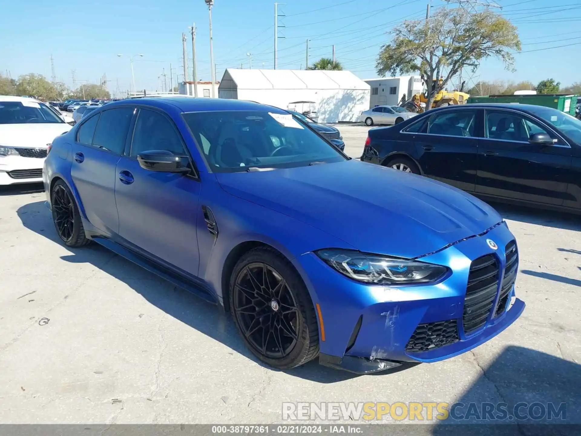 1 Photograph of a damaged car WBS43AY07PFN85064 BMW M3 2023