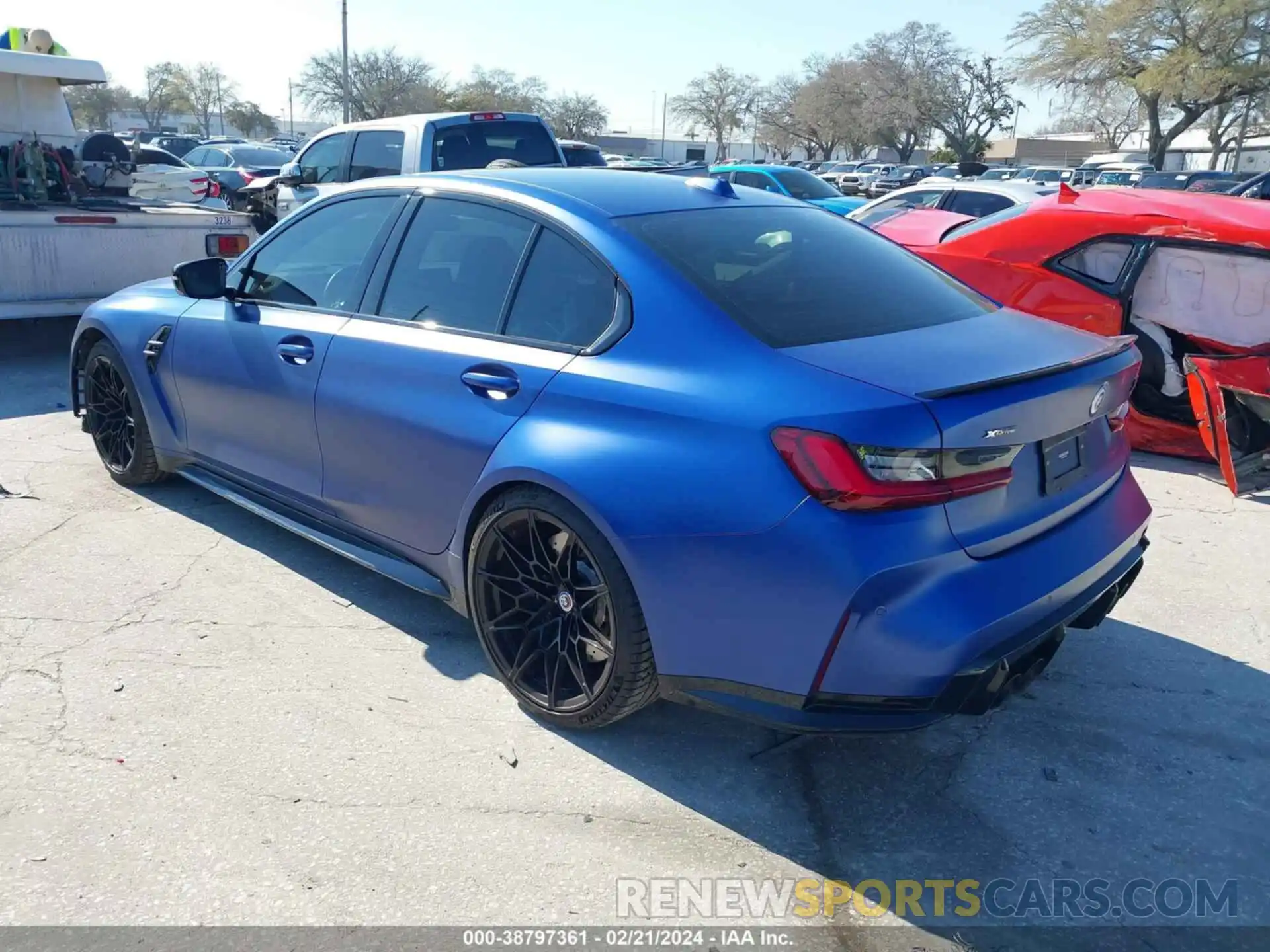 3 Photograph of a damaged car WBS43AY07PFN85064 BMW M3 2023