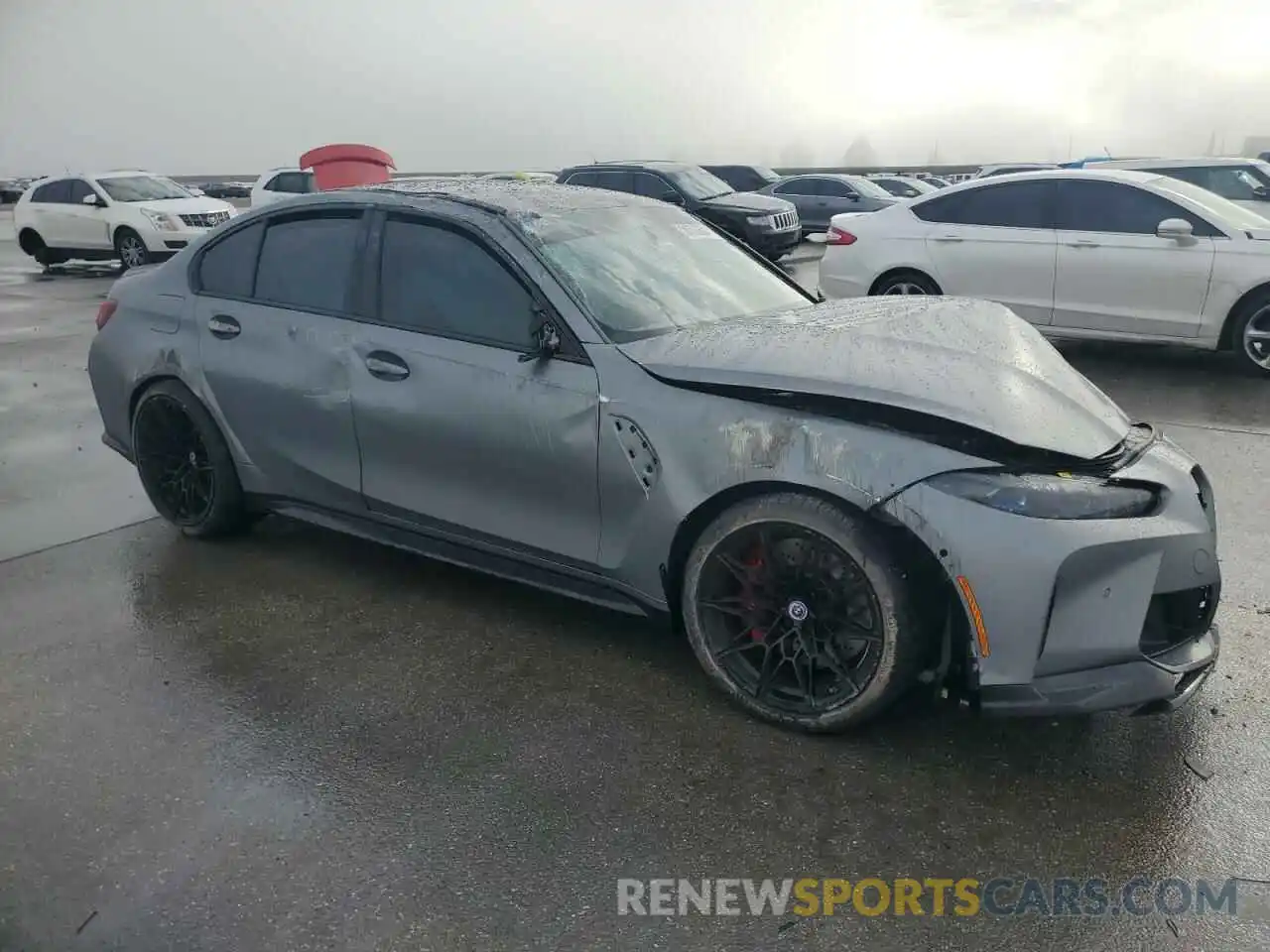 4 Photograph of a damaged car WBS43AY07PFP38655 BMW M3 2023