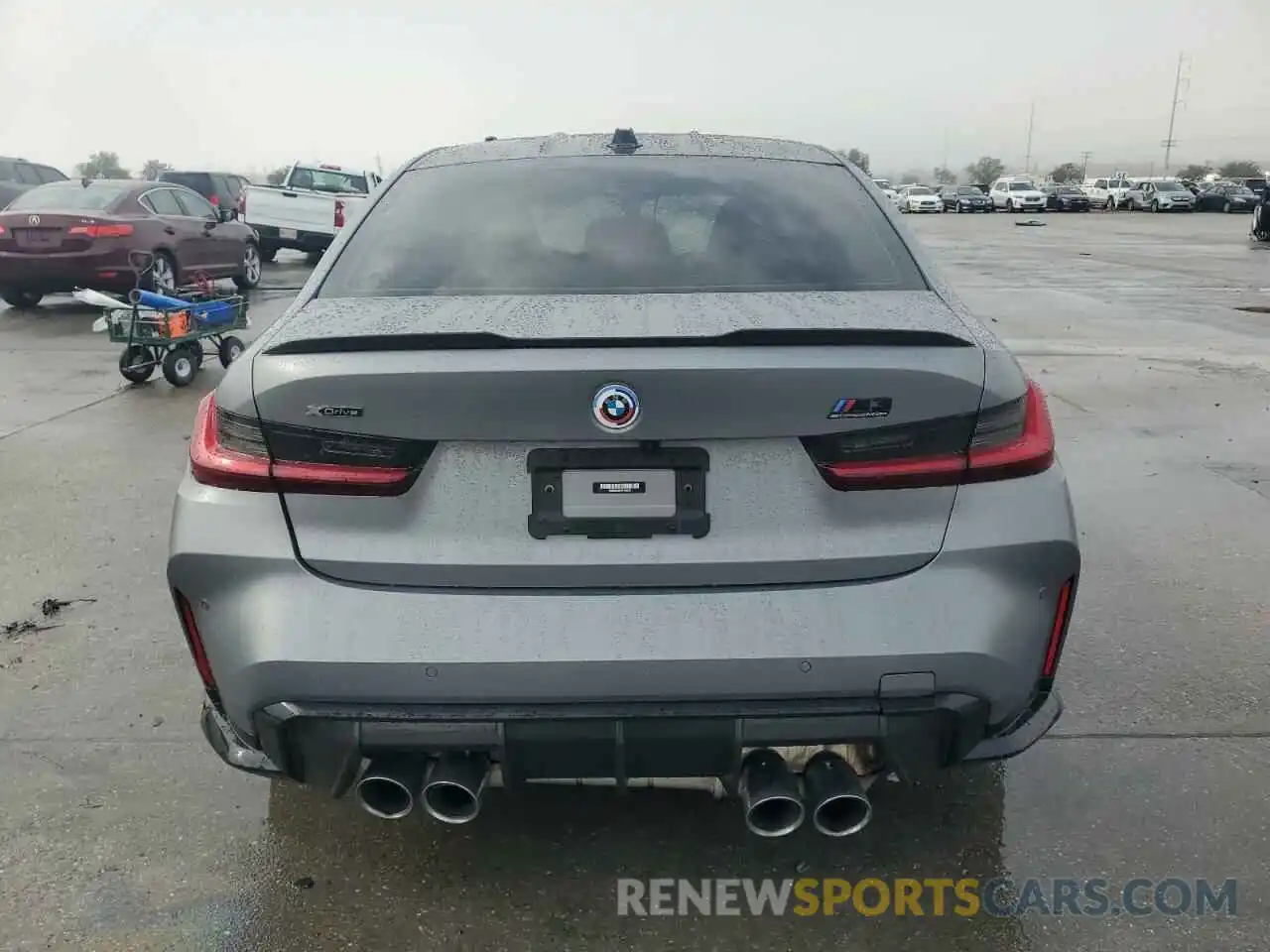 6 Photograph of a damaged car WBS43AY07PFP38655 BMW M3 2023