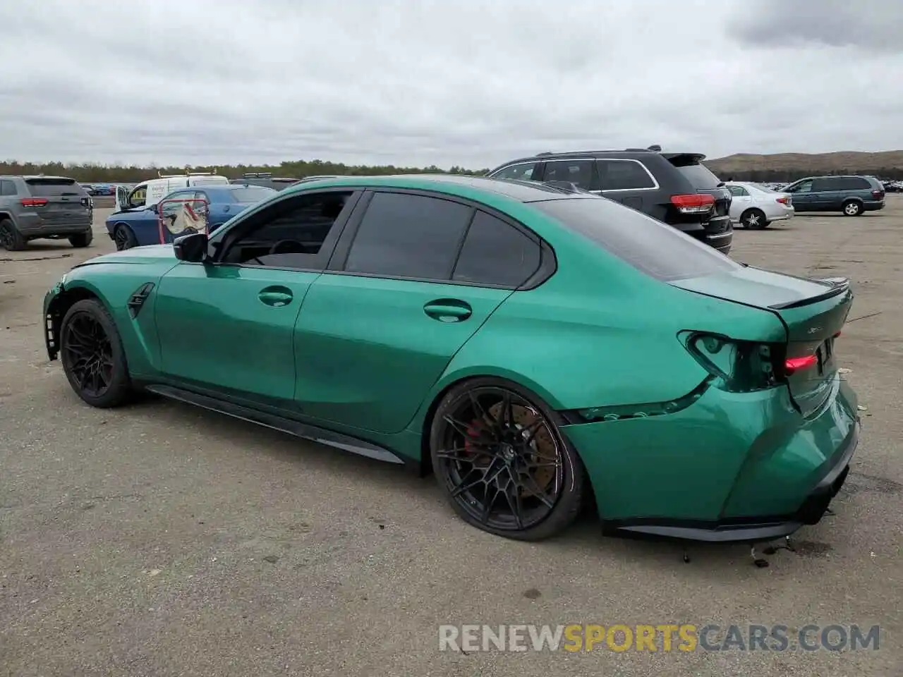 2 Photograph of a damaged car WBS43AY06RFS11791 BMW M3 2024