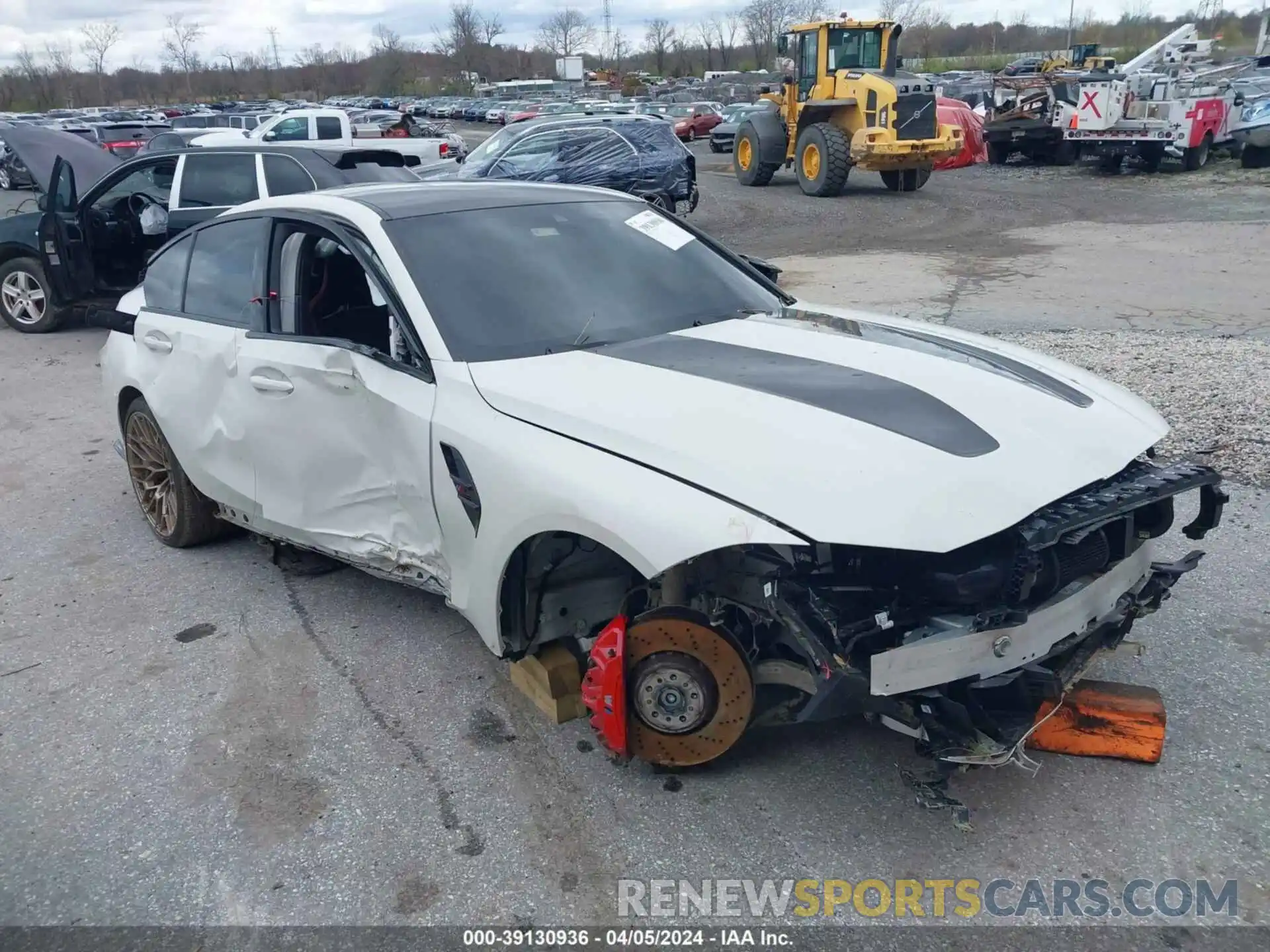 1 Photograph of a damaged car WBS63AY06RFR07219 BMW M3 2024