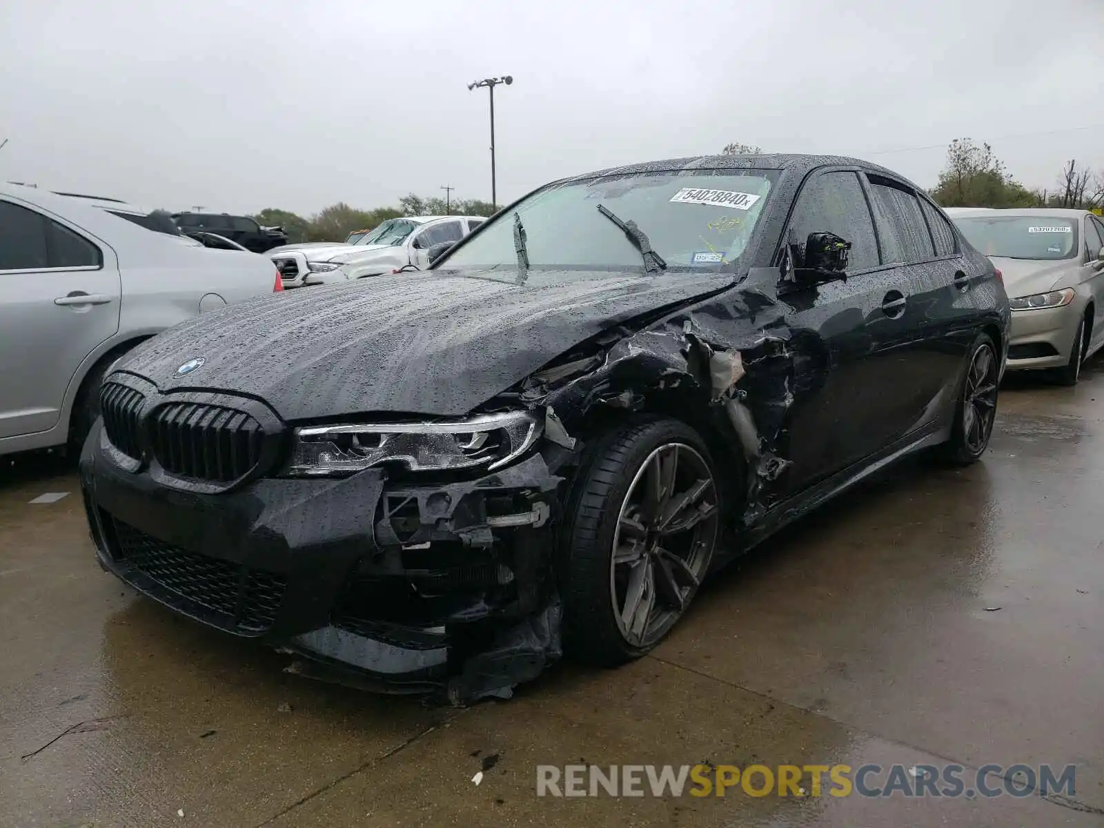 2 Photograph of a damaged car 3MW5U7J0XL8B36130 BMW M340I 2020