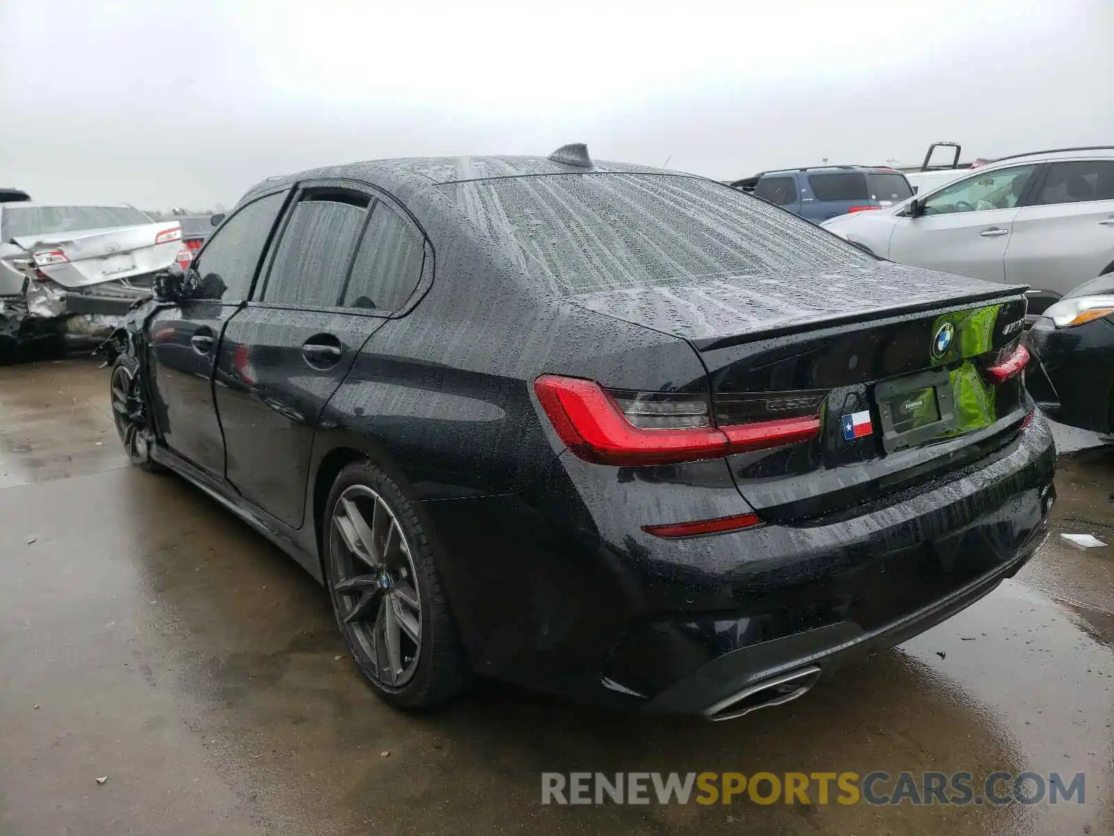 3 Фотография поврежденного автомобиля 3MW5U7J0XL8B36130 BMW M340I 2020