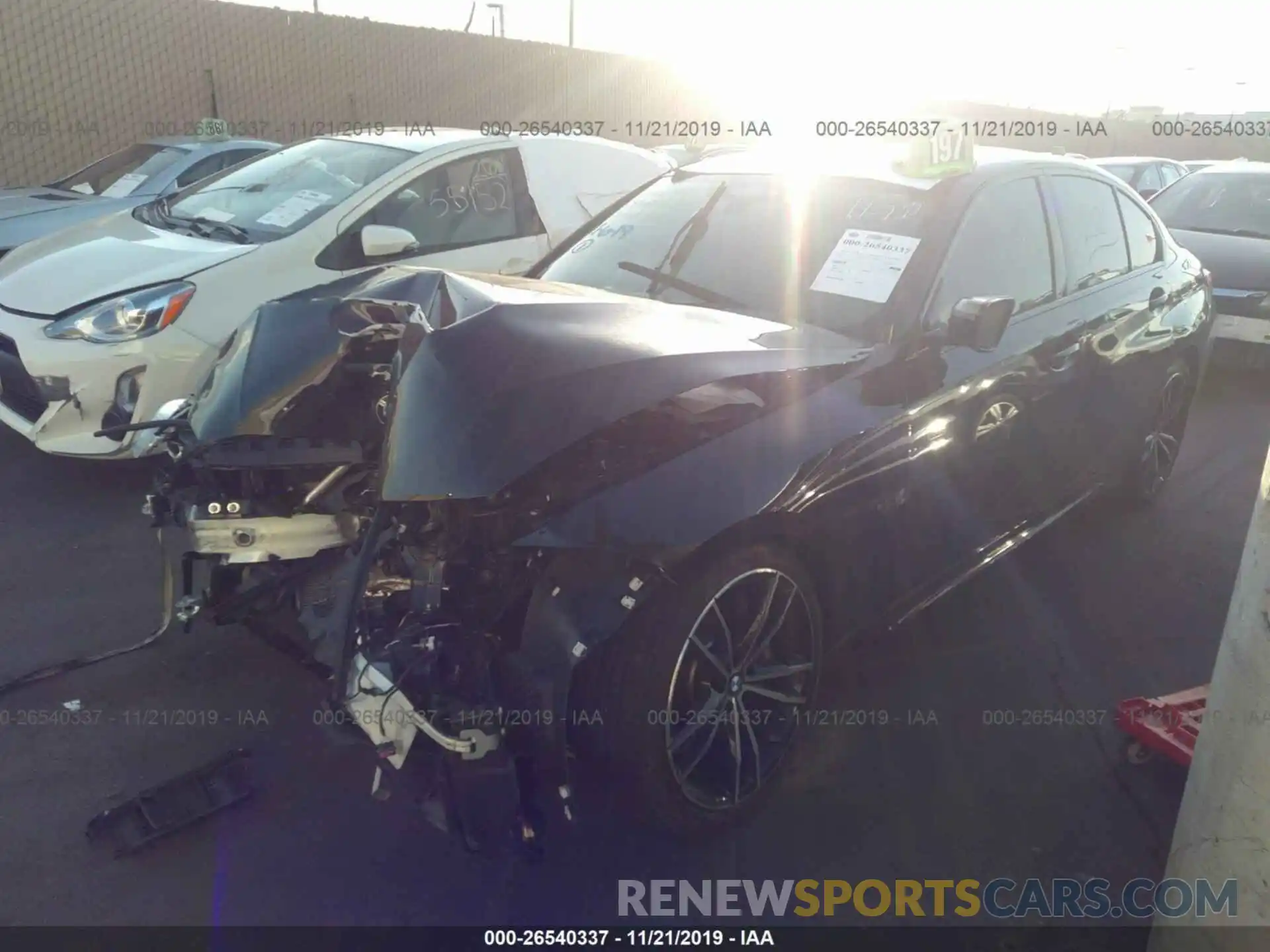 2 Фотография поврежденного автомобиля WBA5U7C00LA232348 BMW M340I 2020