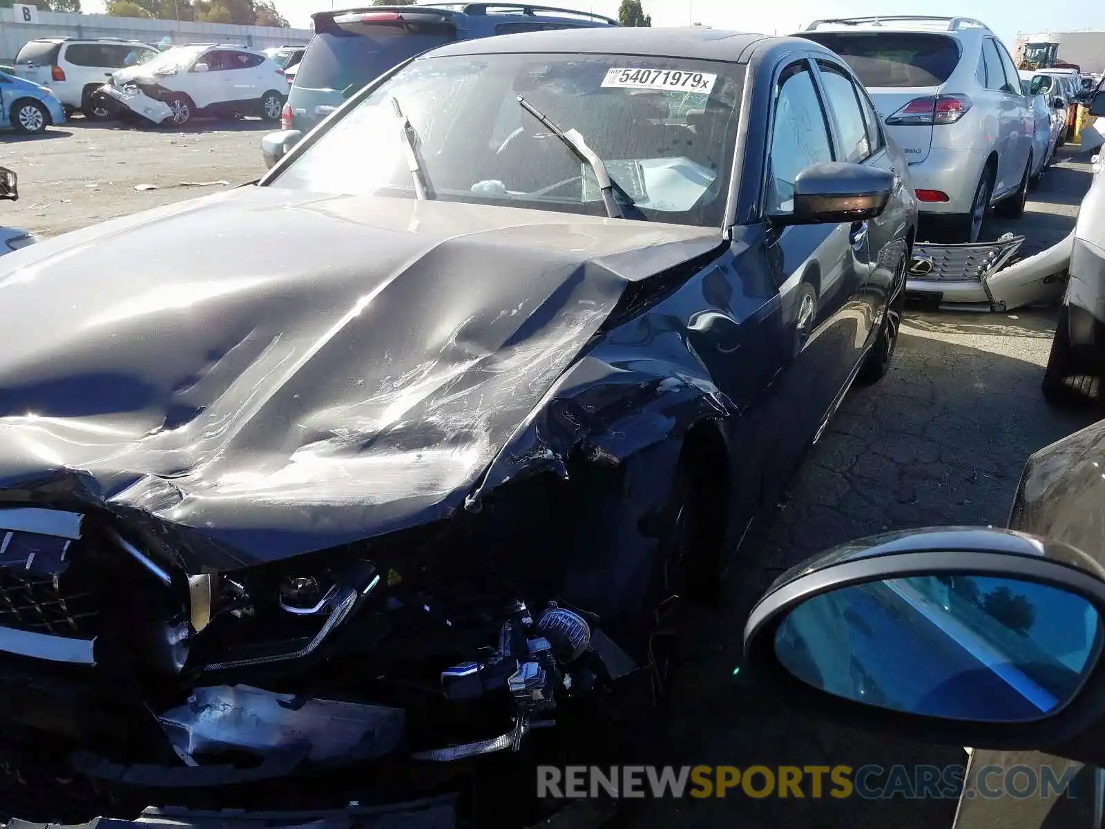 2 Фотография поврежденного автомобиля WBA5U7C00LAF54037 BMW M340I 2020