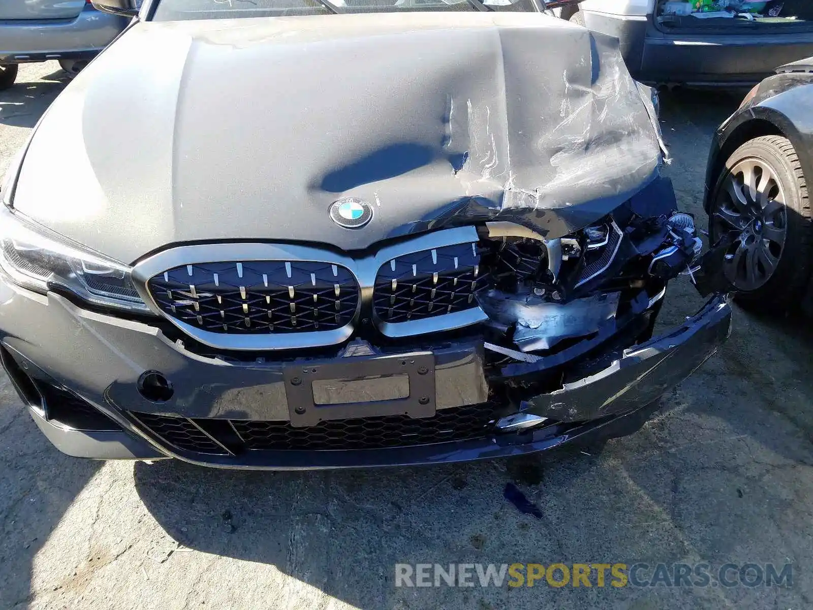 7 Фотография поврежденного автомобиля WBA5U7C00LAF54037 BMW M340I 2020