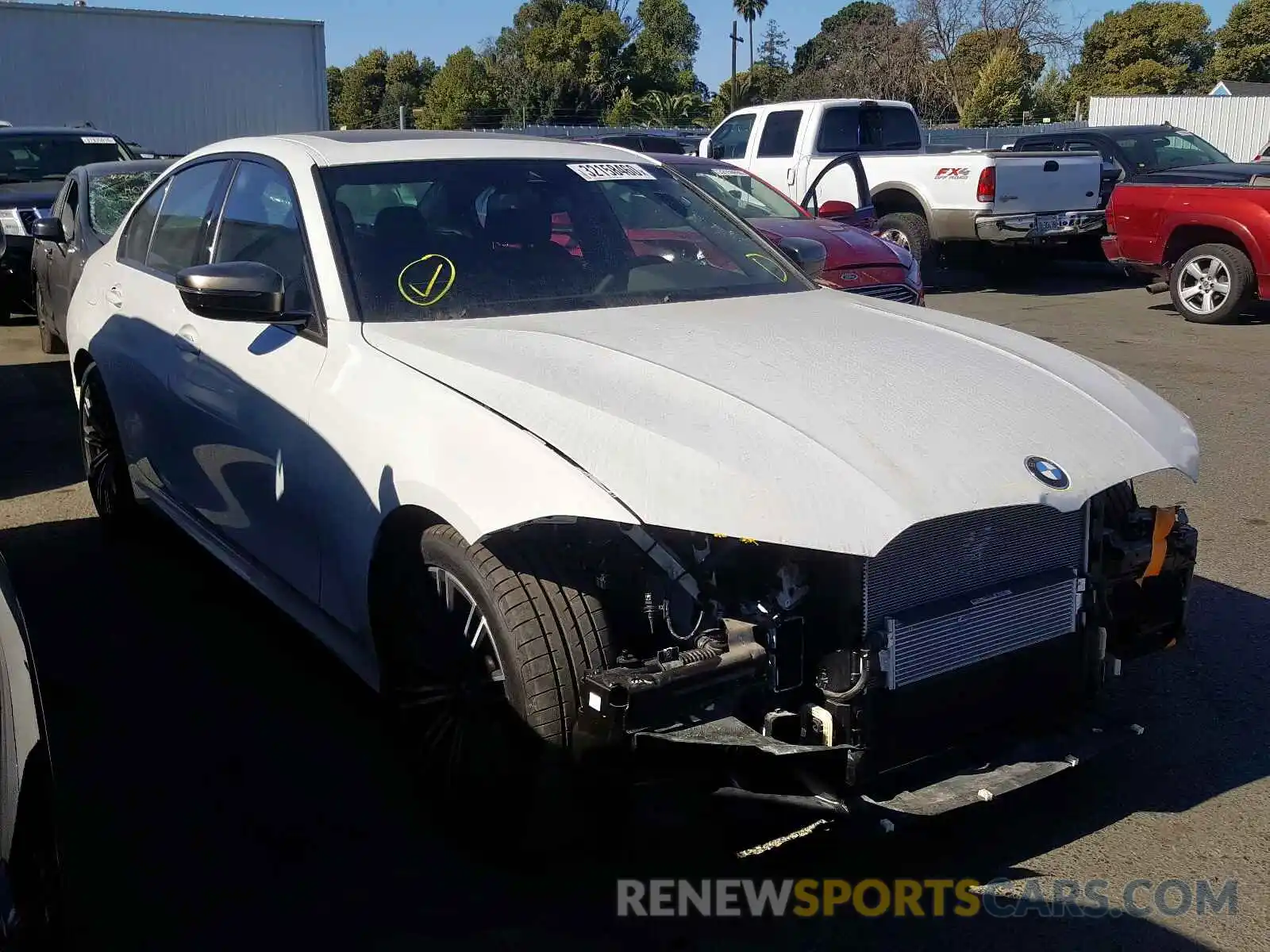 1 Photograph of a damaged car WBA5U7C00LFH26442 BMW M340I 2020