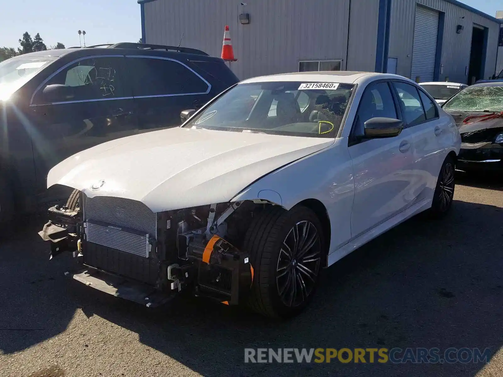 2 Photograph of a damaged car WBA5U7C00LFH26442 BMW M340I 2020