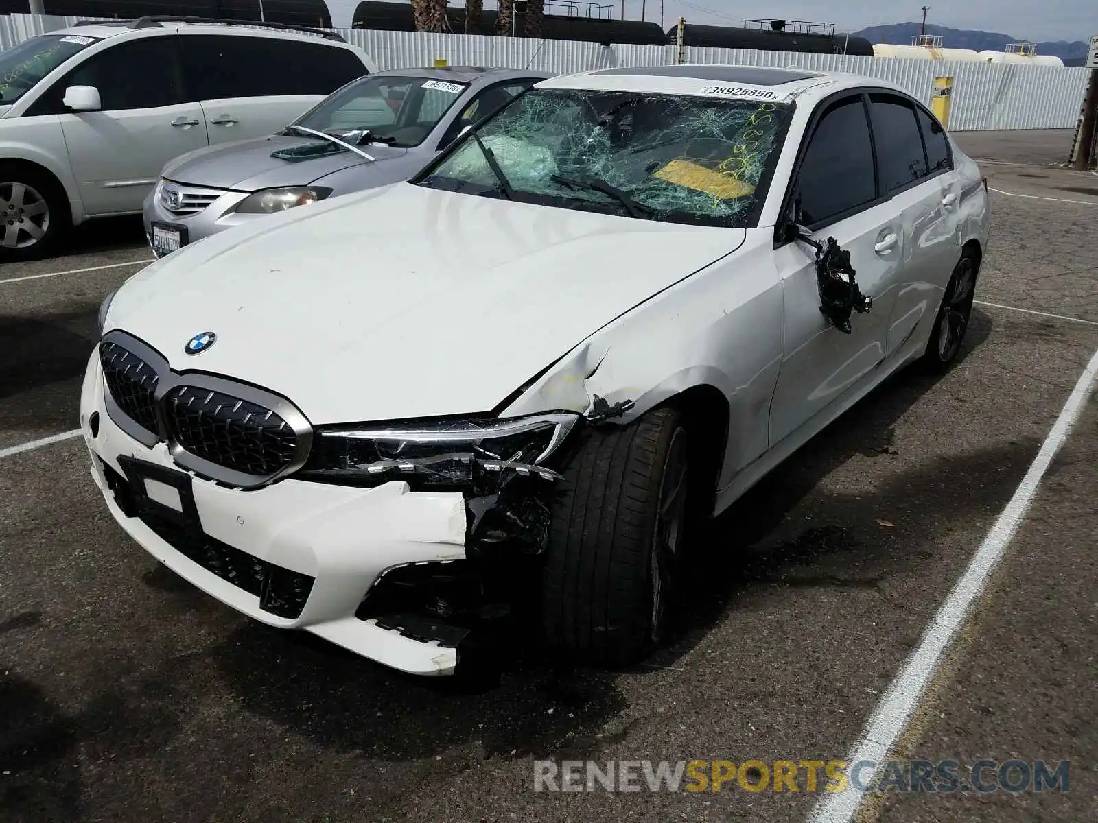 2 Photograph of a damaged car WBA5U7C01LA234495 BMW M340I 2020