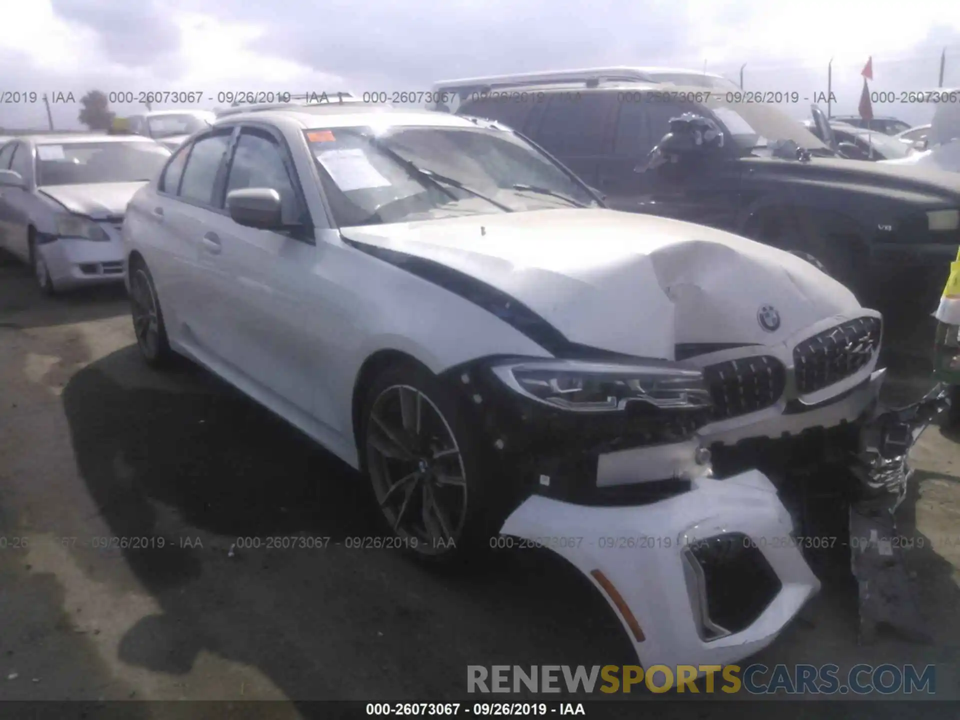1 Photograph of a damaged car WBA5U7C01LA234688 BMW M340I 2020