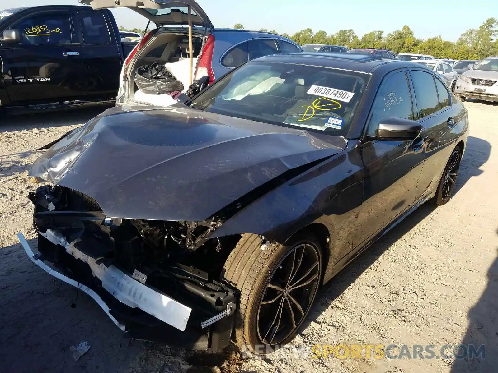 2 Photograph of a damaged car WBA5U7C01LFH66304 BMW M340I 2020