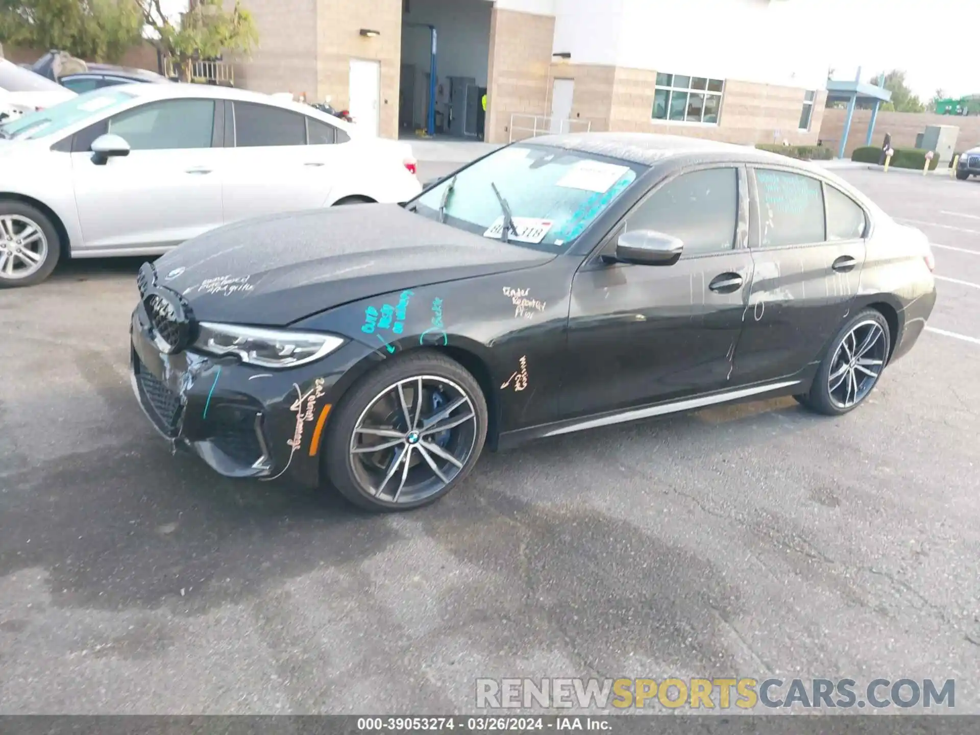 2 Photograph of a damaged car WBA5U7C02LAF54248 BMW M340I 2020