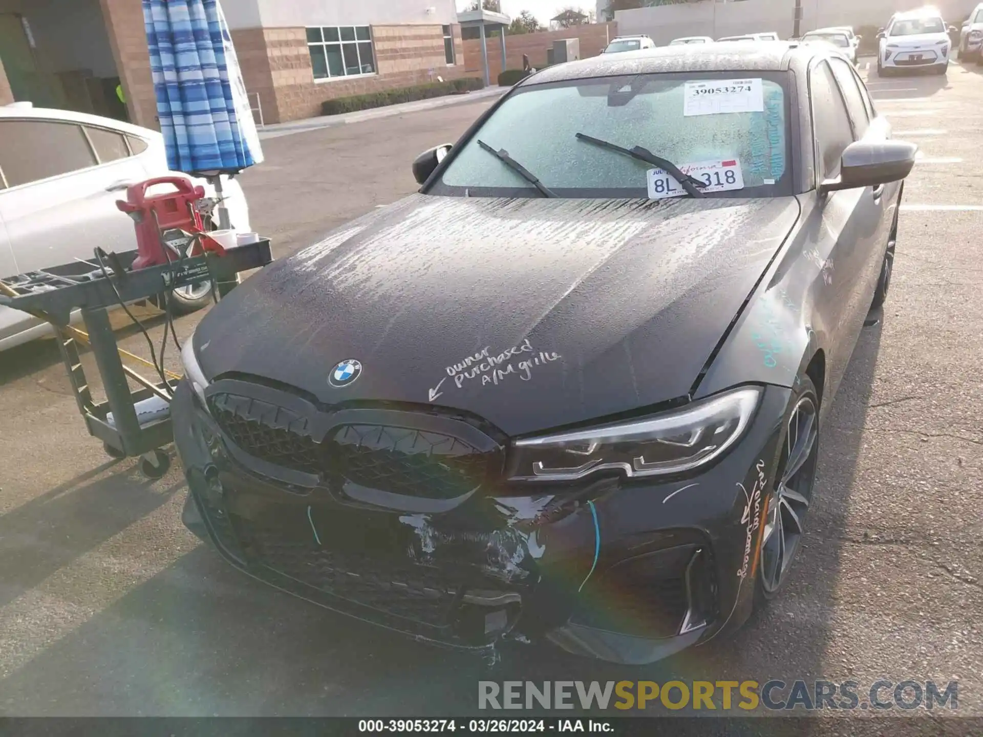 6 Photograph of a damaged car WBA5U7C02LAF54248 BMW M340I 2020