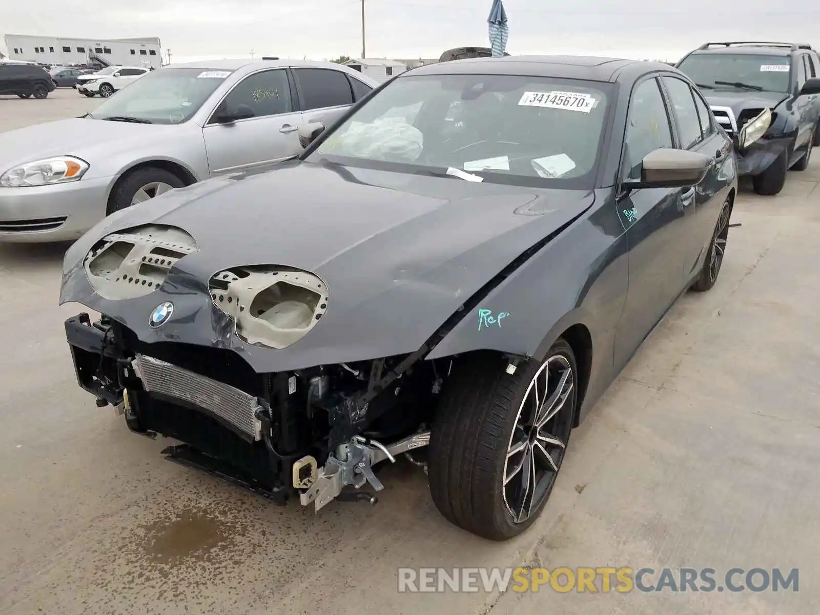 2 Photograph of a damaged car WBA5U7C03LA234157 BMW M340I 2020