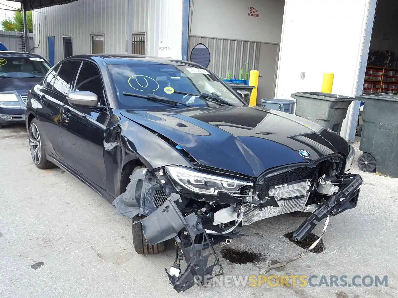 1 Photograph of a damaged car WBA5U7C03LFH64232 BMW M340I 2020