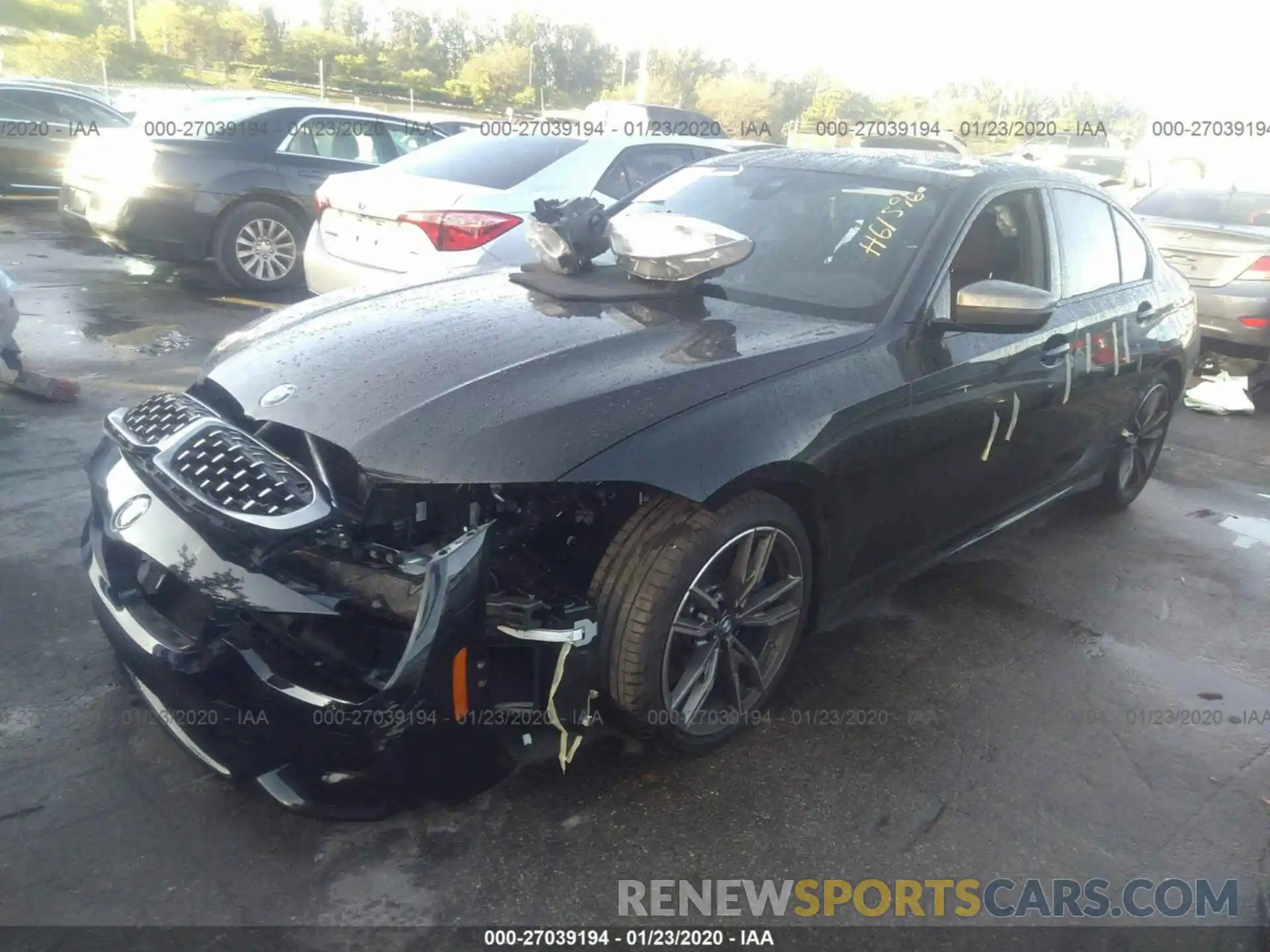 2 Photograph of a damaged car WBA5U7C04LFH61596 BMW M340I 2020