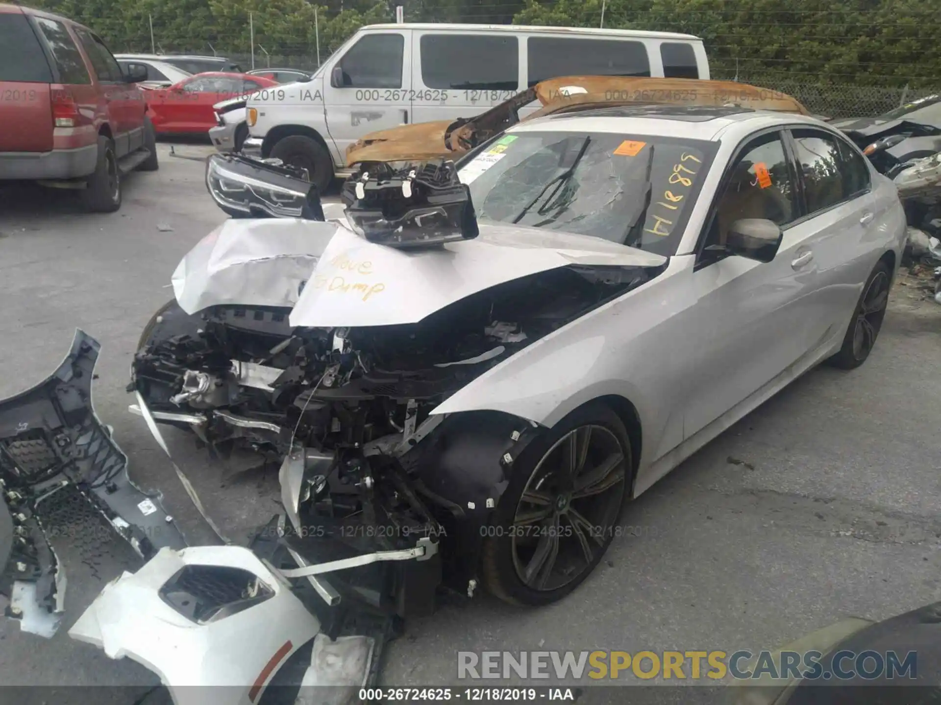 2 Photograph of a damaged car WBA5U7C05LFH18899 BMW M340I 2020