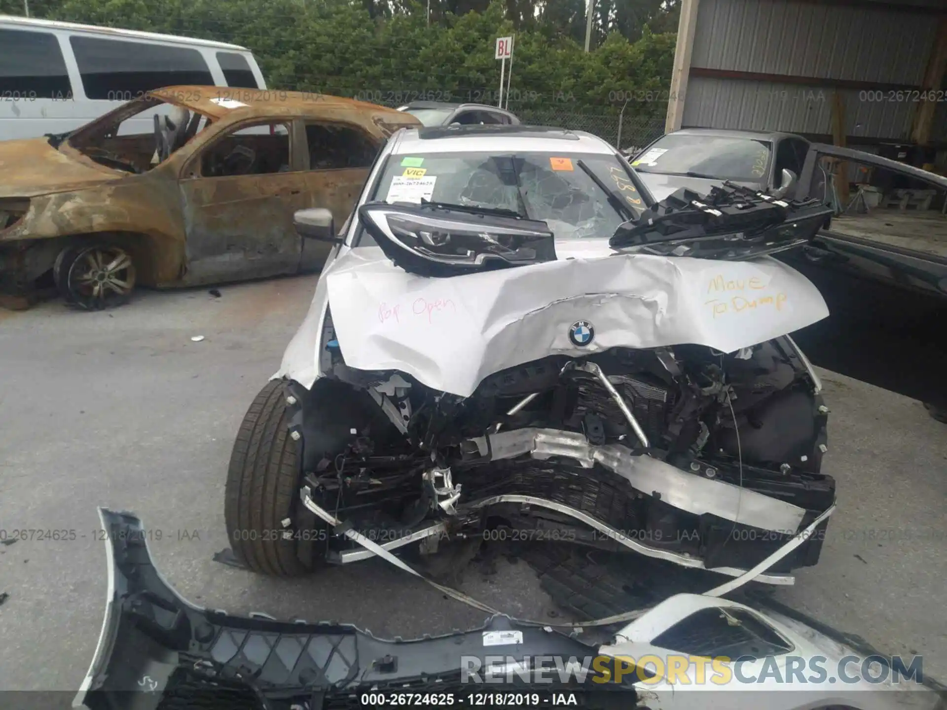 6 Фотография поврежденного автомобиля WBA5U7C05LFH18899 BMW M340I 2020