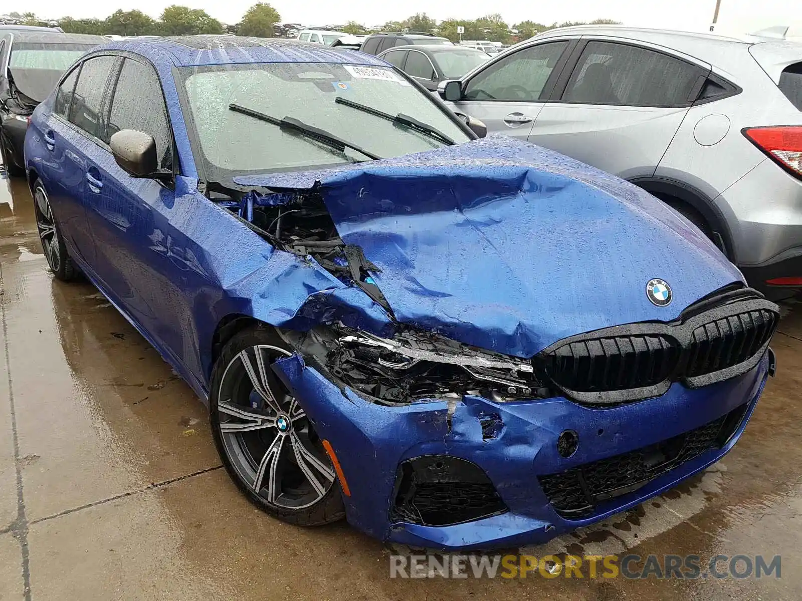 1 Photograph of a damaged car WBA5U7C06LFH82692 BMW M340I 2020