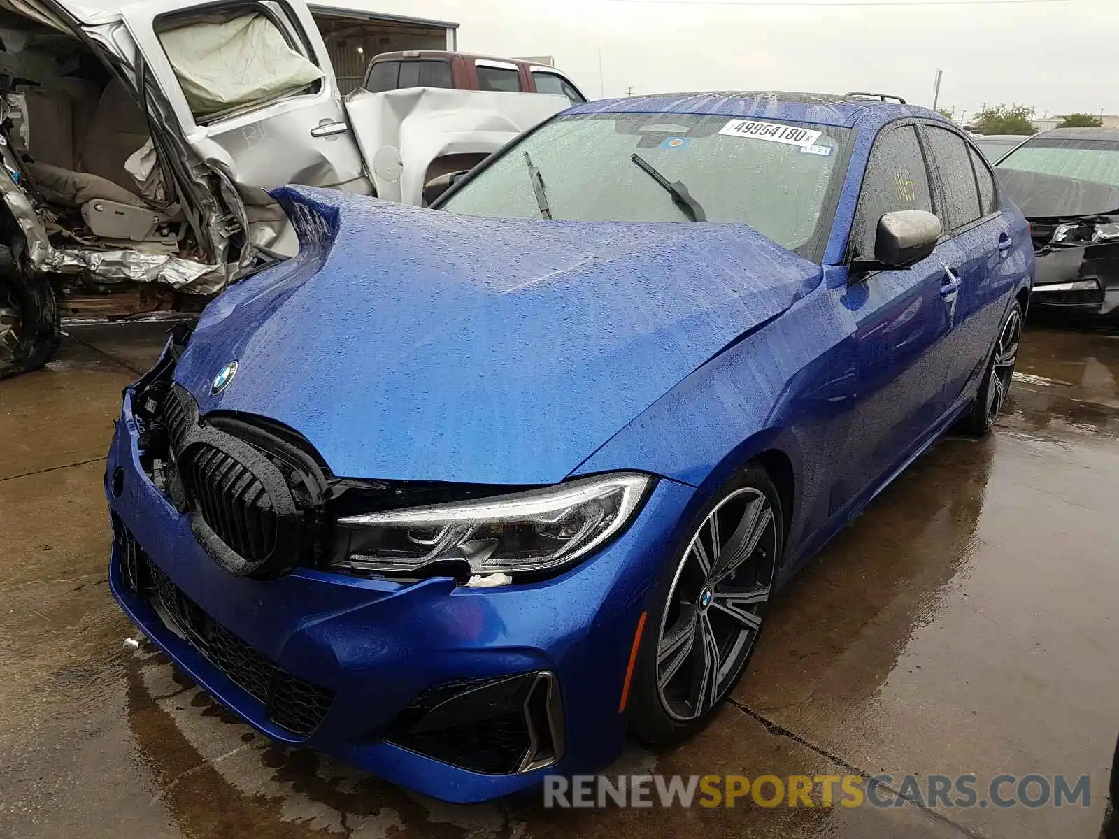 2 Photograph of a damaged car WBA5U7C06LFH82692 BMW M340I 2020