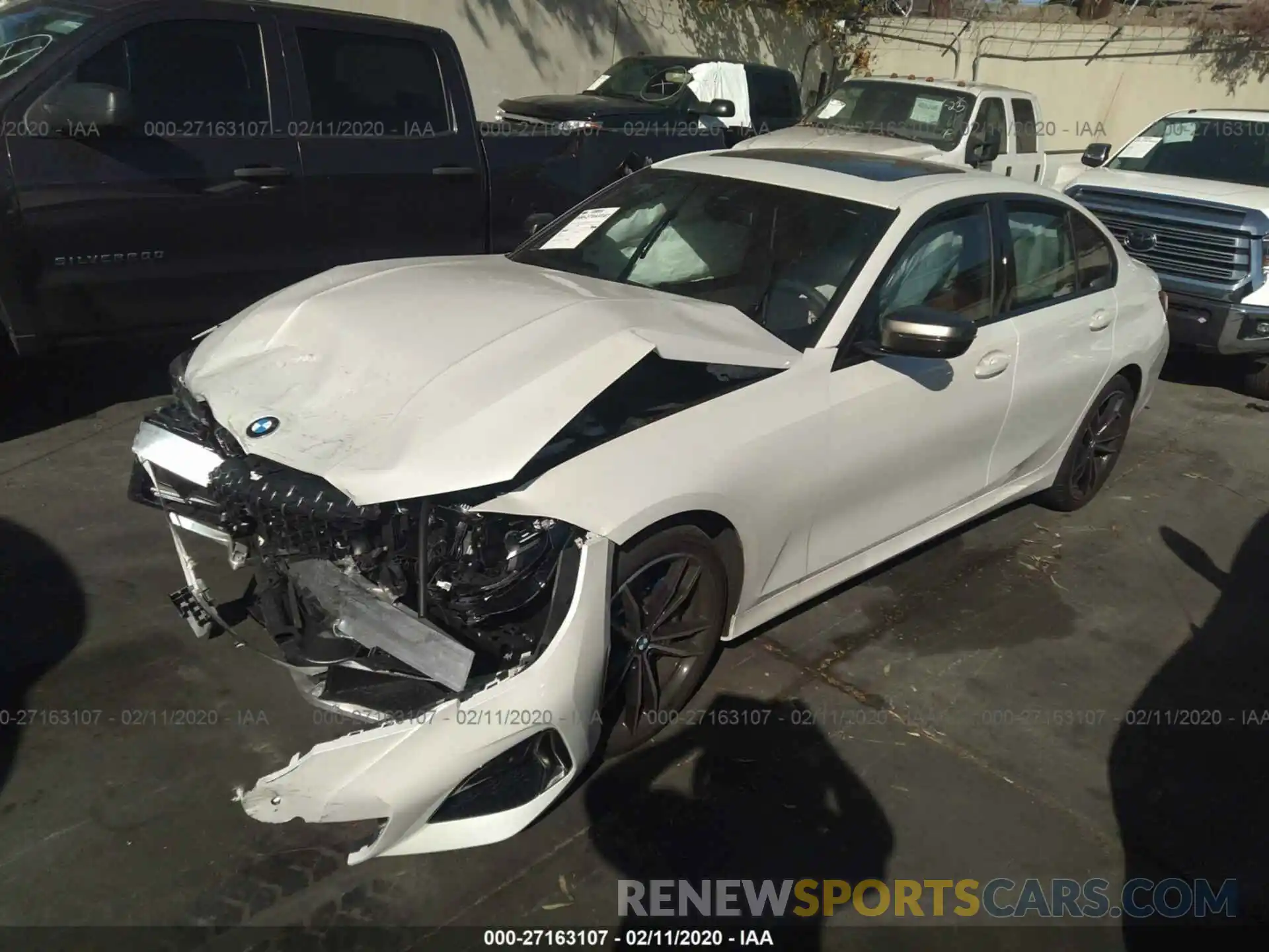2 Photograph of a damaged car WBA5U7C08LFH38029 BMW M340I 2020