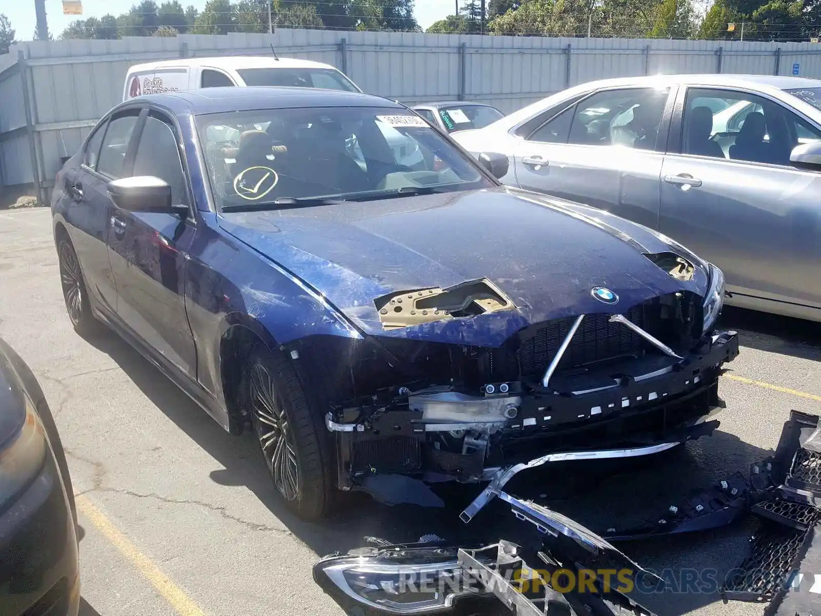 1 Фотография поврежденного автомобиля WBA5U7C09LFH77891 BMW M340I 2020
