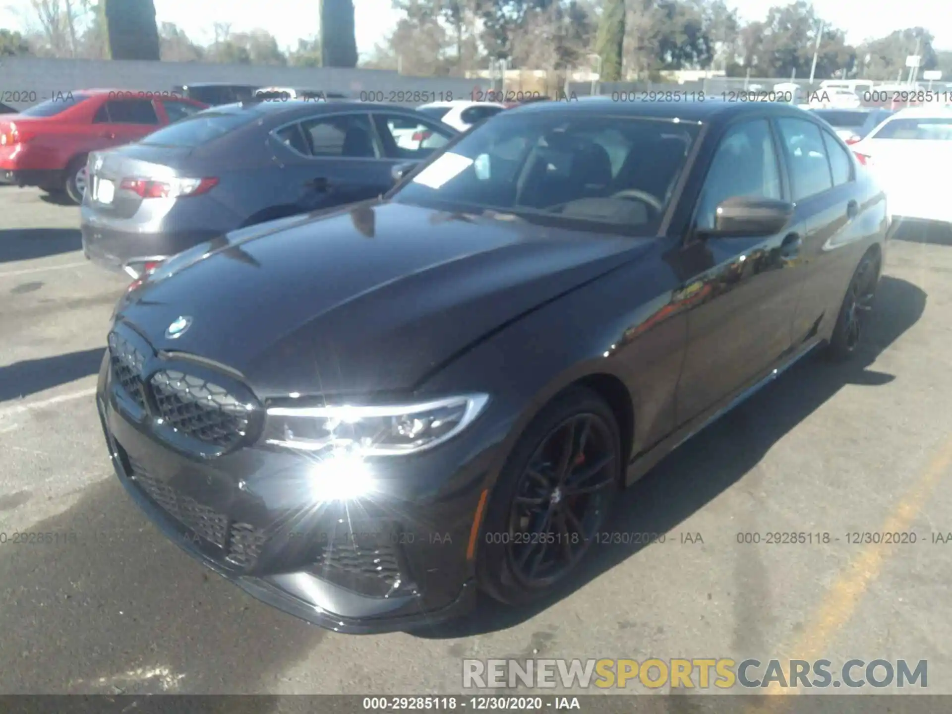 2 Photograph of a damaged car 3MW5U7J03M8B65745 BMW M340I 2021