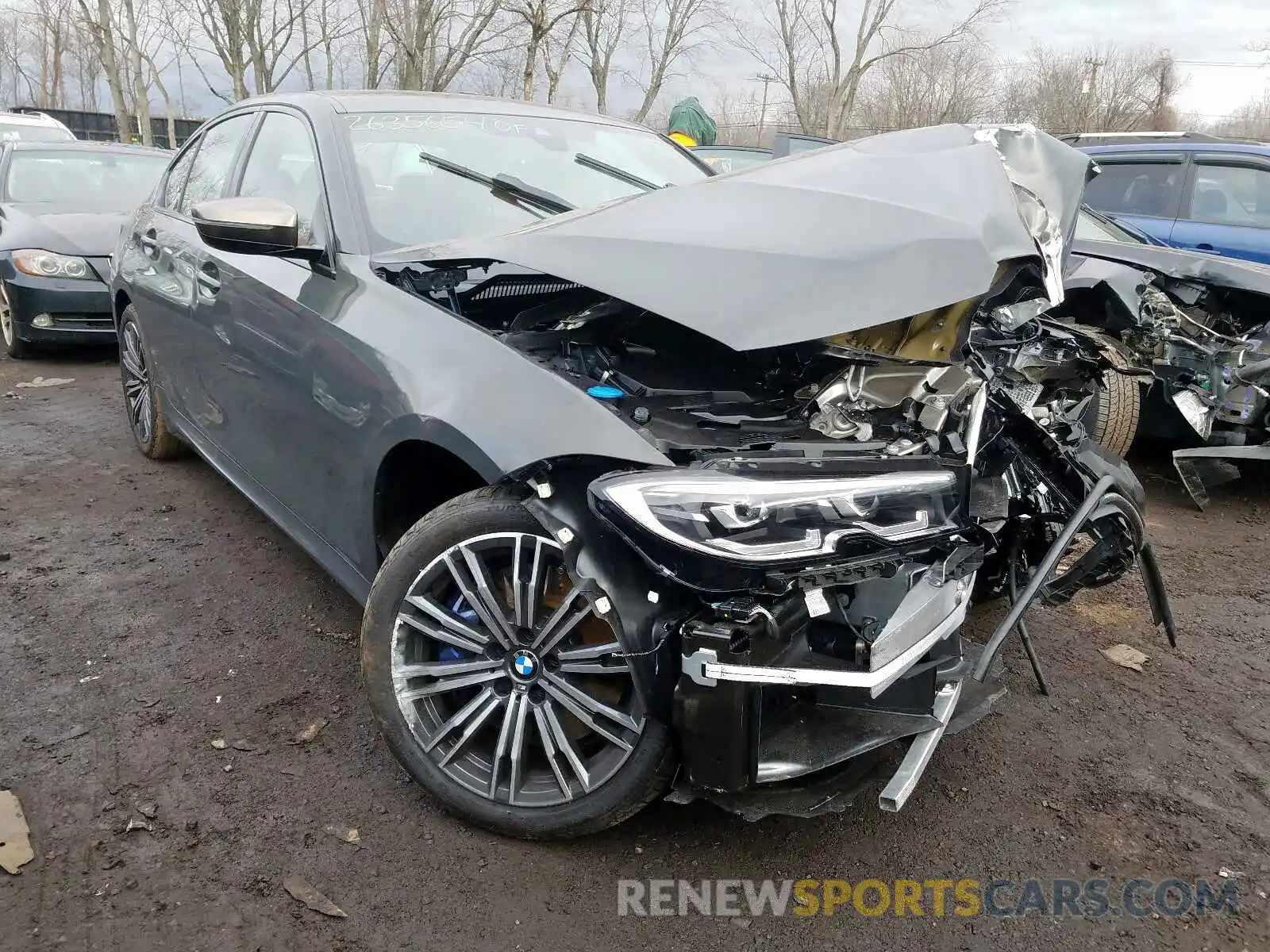 1 Photograph of a damaged car WBA5U9C00LFH13055 BMW M340XI 2020