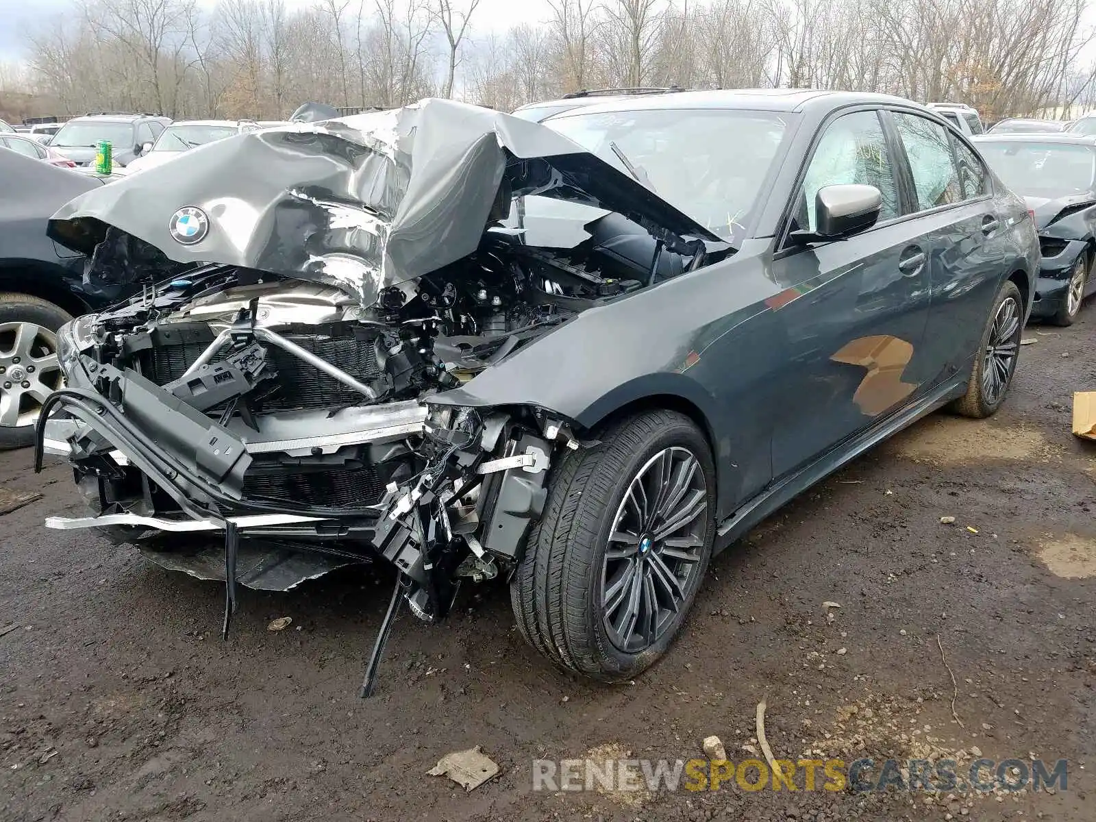 2 Photograph of a damaged car WBA5U9C00LFH13055 BMW M340XI 2020