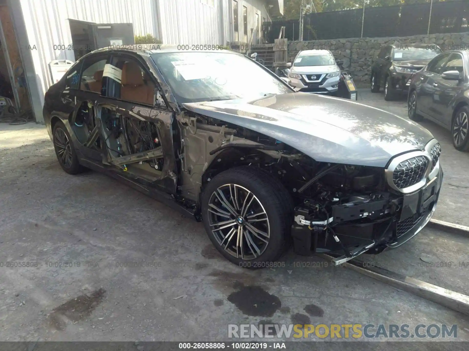 1 Photograph of a damaged car WBA5U9C02LAF54715 BMW M340XI 2020