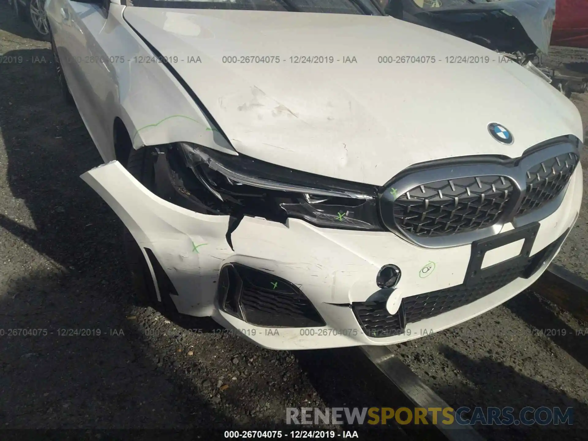 6 Photograph of a damaged car WBA5U9C02LFH17186 BMW M340XI 2020