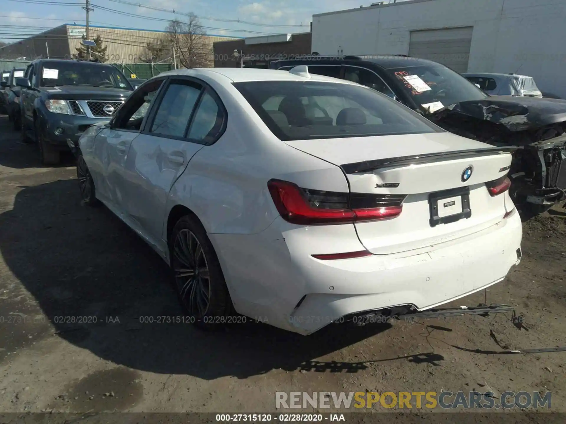 3 Photograph of a damaged car WBA5U9C02LFH28222 BMW M340XI 2020