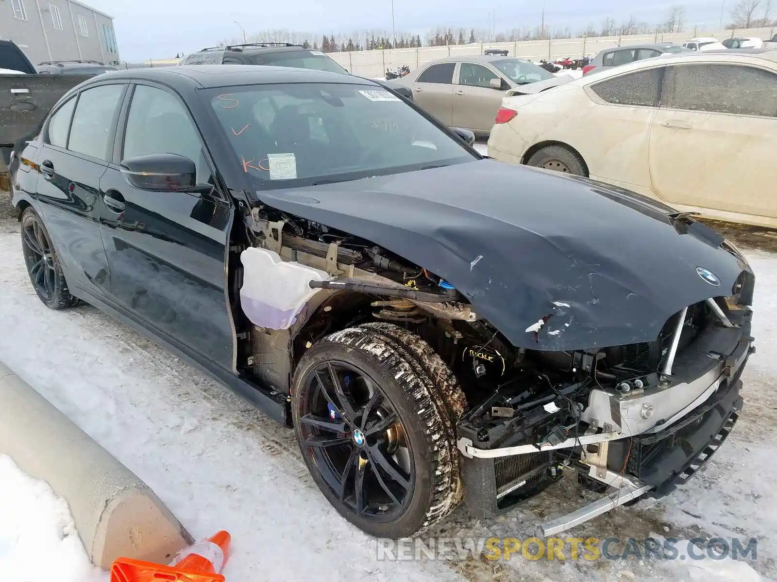 1 Фотография поврежденного автомобиля WBA5U9C04LFH29176 BMW M340XI 2020