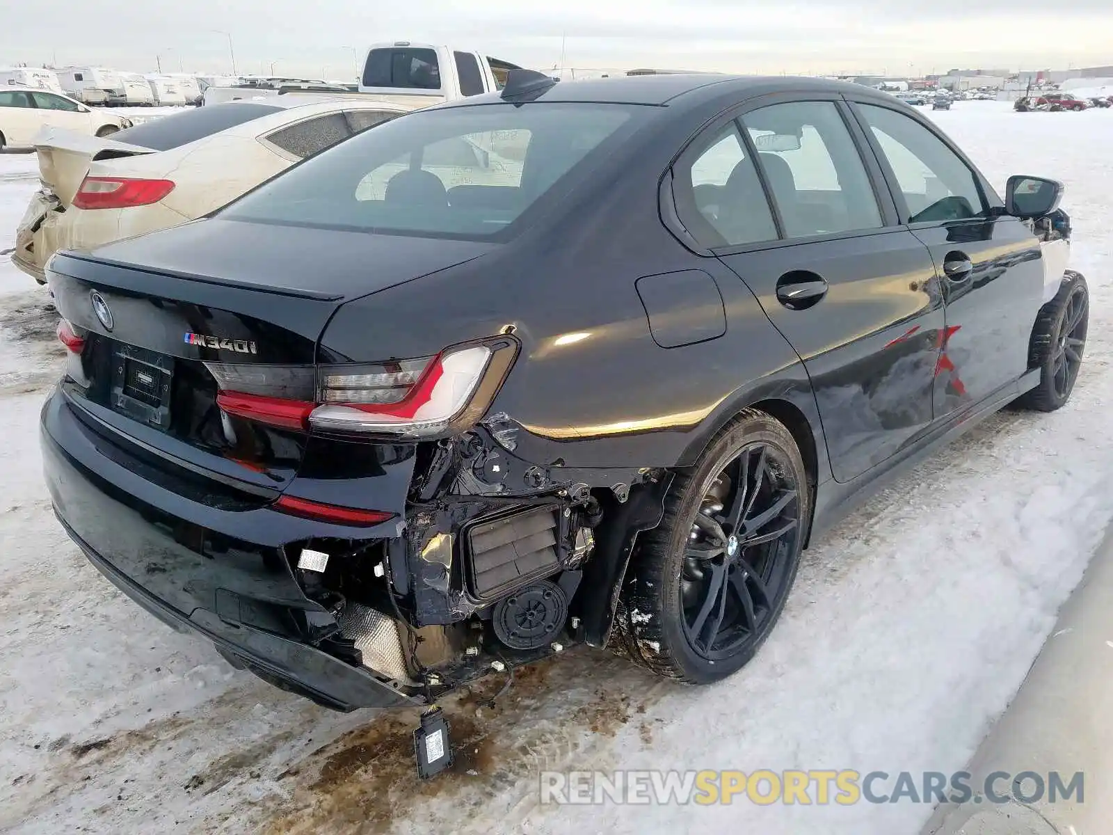 4 Фотография поврежденного автомобиля WBA5U9C04LFH29176 BMW M340XI 2020