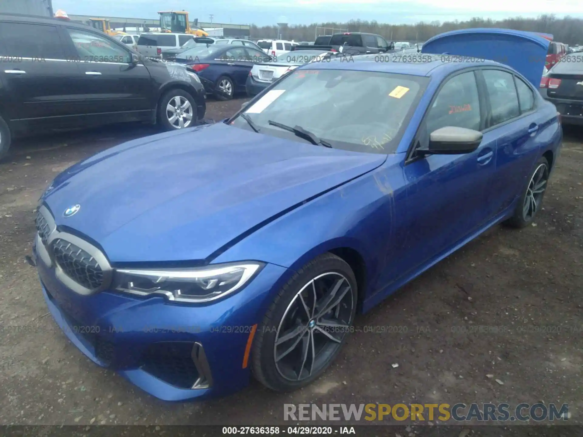 2 Photograph of a damaged car WBA5U9C04LFH37360 BMW M340XI 2020