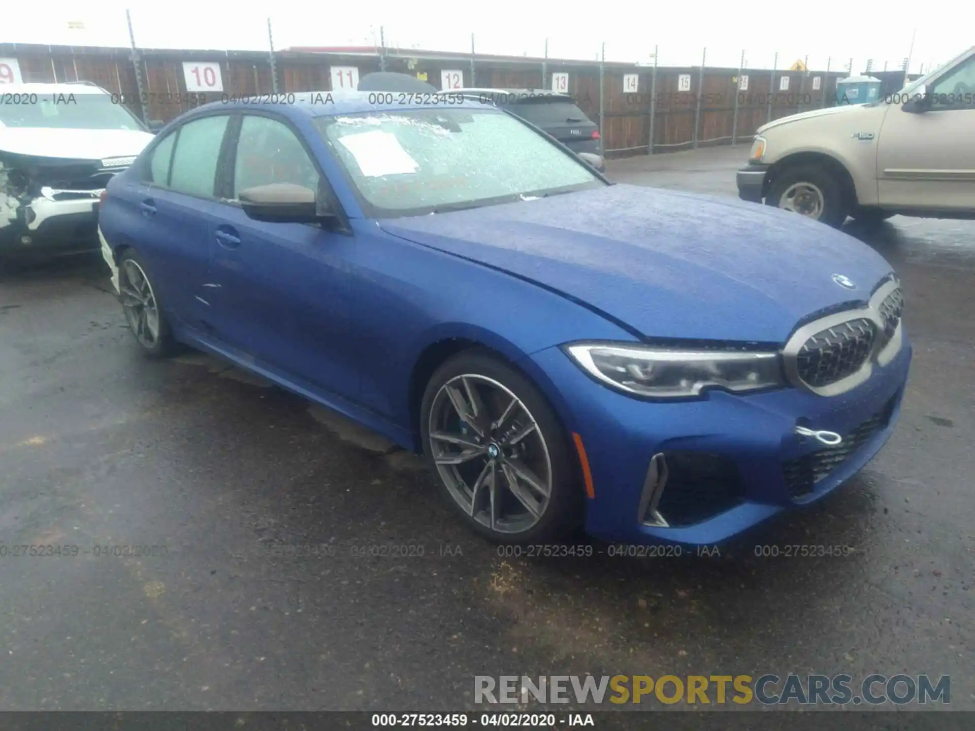 1 Photograph of a damaged car WBA5U9C06LFH16249 BMW M340XI 2020