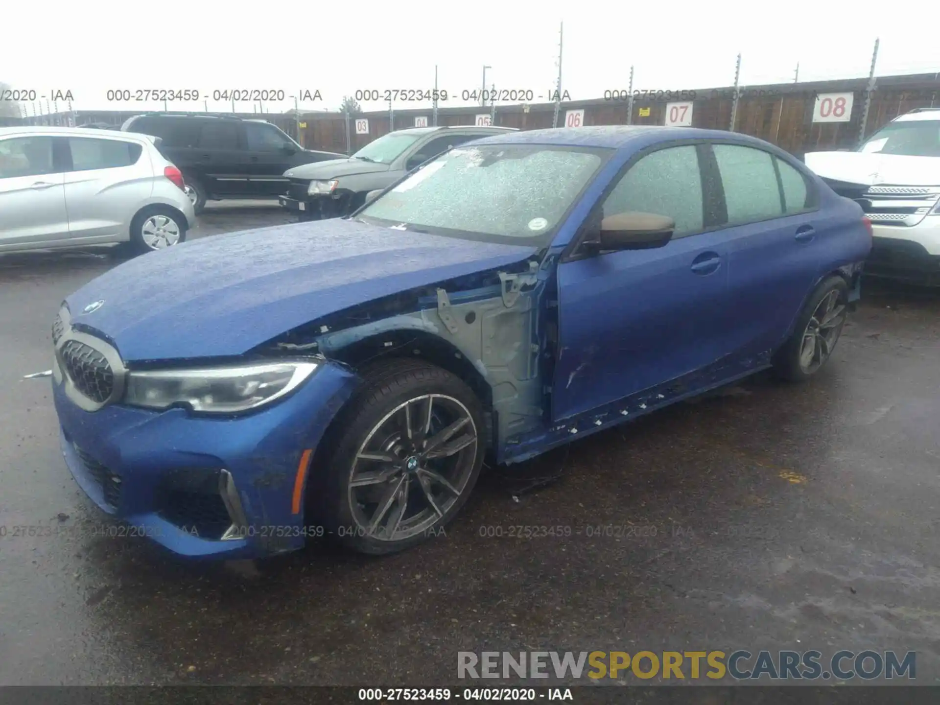 2 Photograph of a damaged car WBA5U9C06LFH16249 BMW M340XI 2020