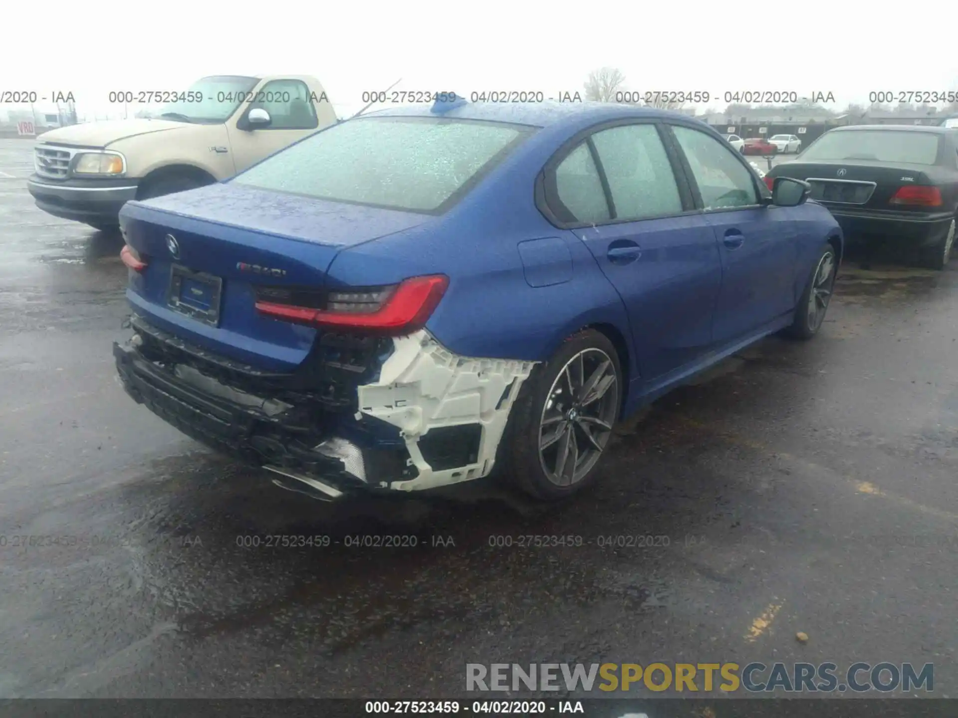 4 Photograph of a damaged car WBA5U9C06LFH16249 BMW M340XI 2020