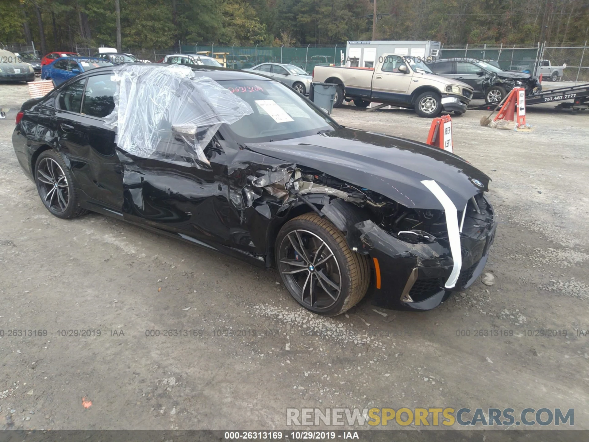 1 Photograph of a damaged car WBA5U9C08LA380534 BMW M340XI 2020