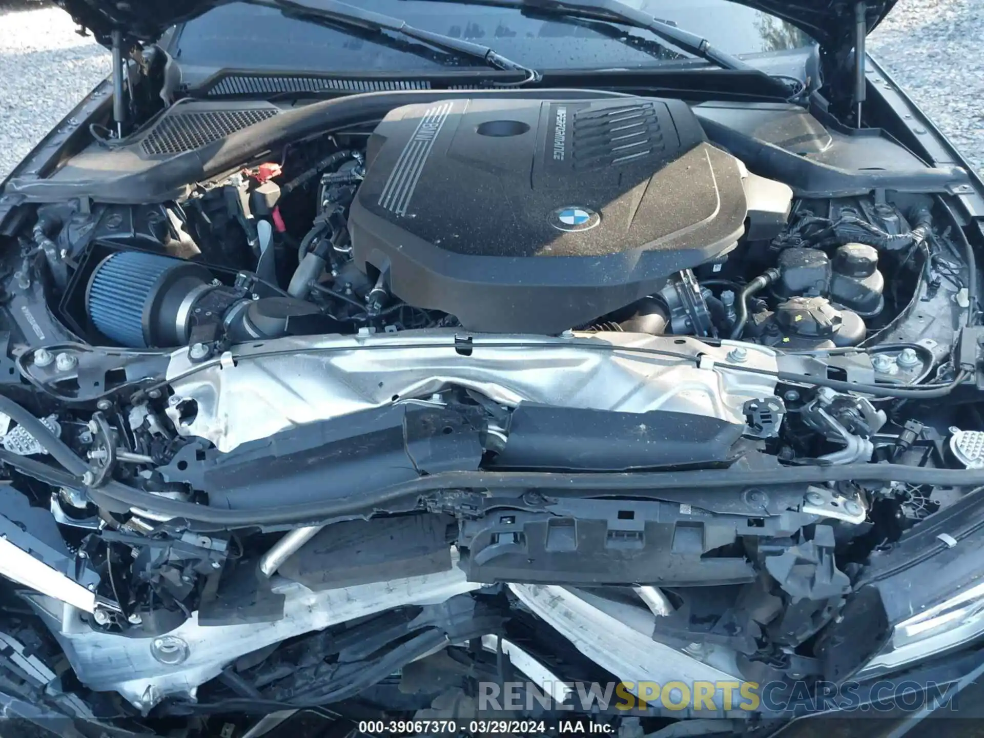 10 Фотография поврежденного автомобиля 3MW5U9J04M8B56001 BMW M340XI 2021
