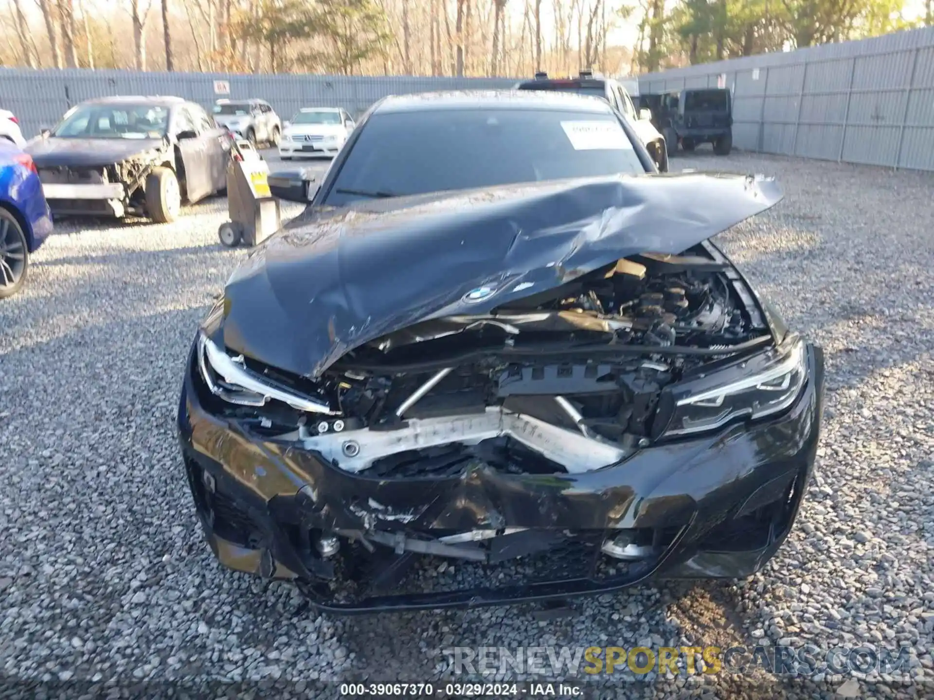 12 Фотография поврежденного автомобиля 3MW5U9J04M8B56001 BMW M340XI 2021