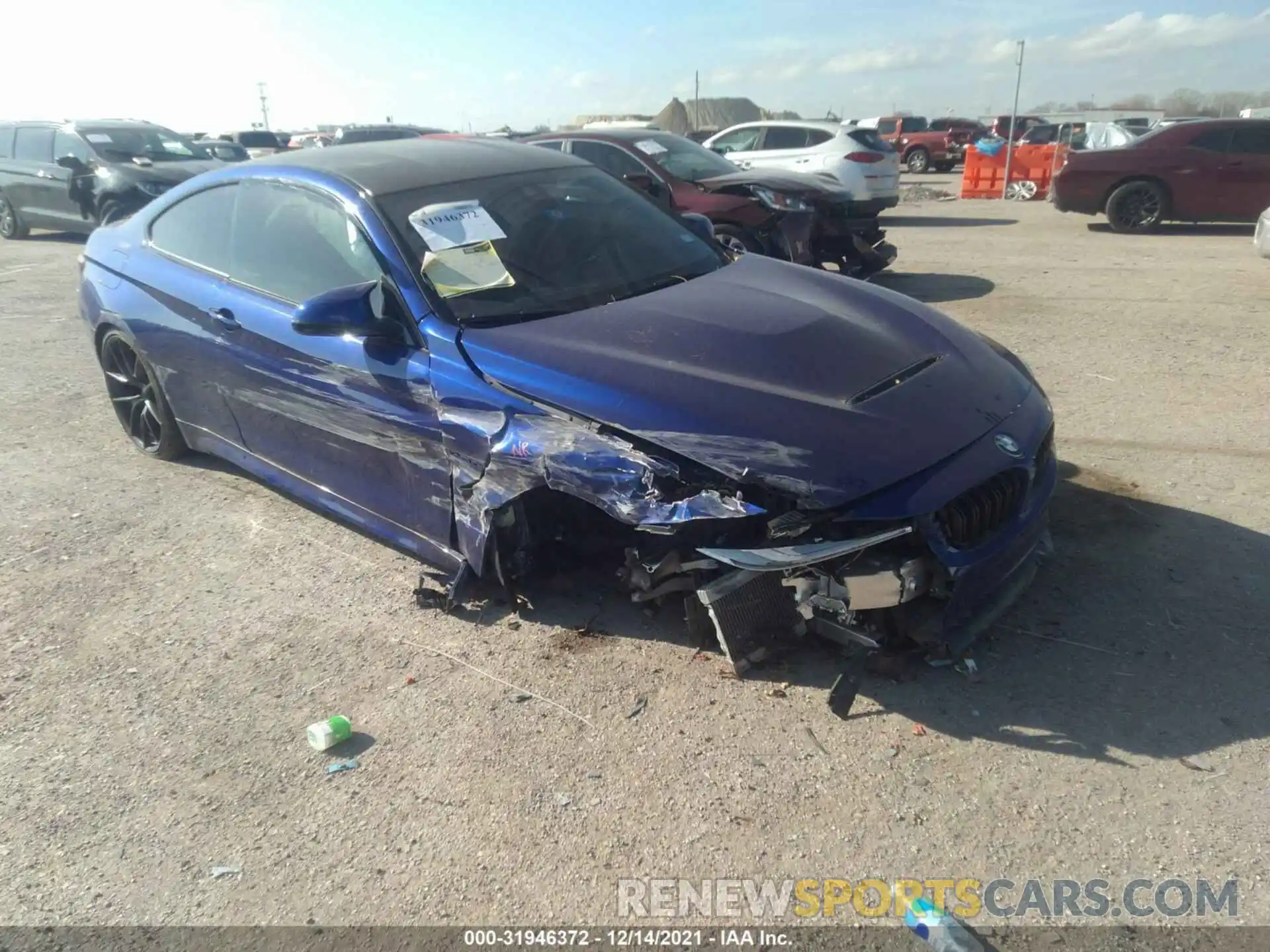 1 Photograph of a damaged car WBS3S7C51KAC09599 BMW M4 2019