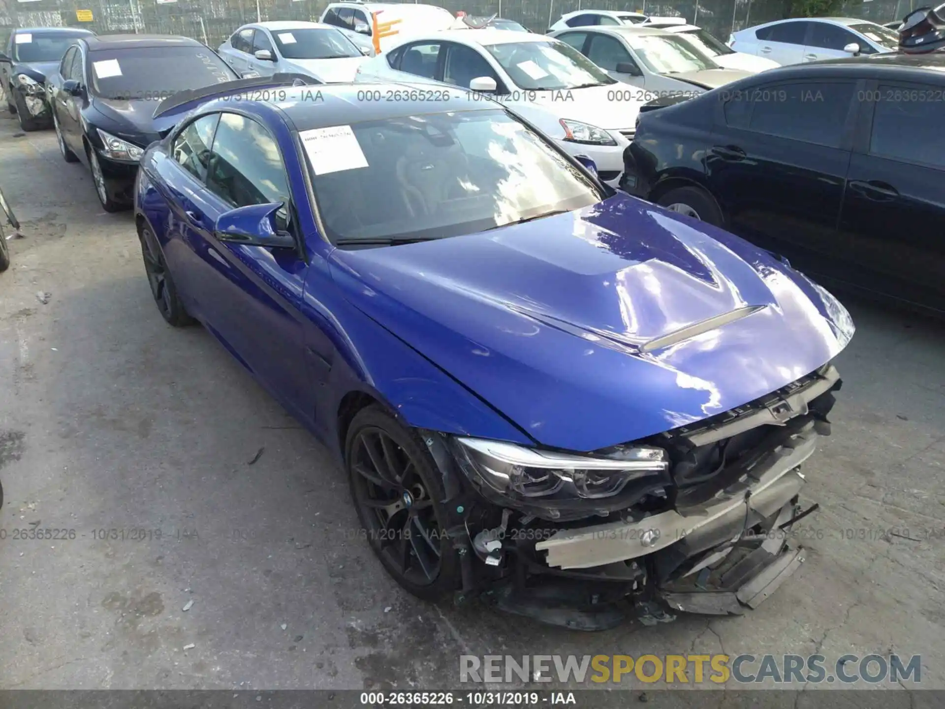 1 Photograph of a damaged car WBS3S7C52KAC09370 BMW M4 2019